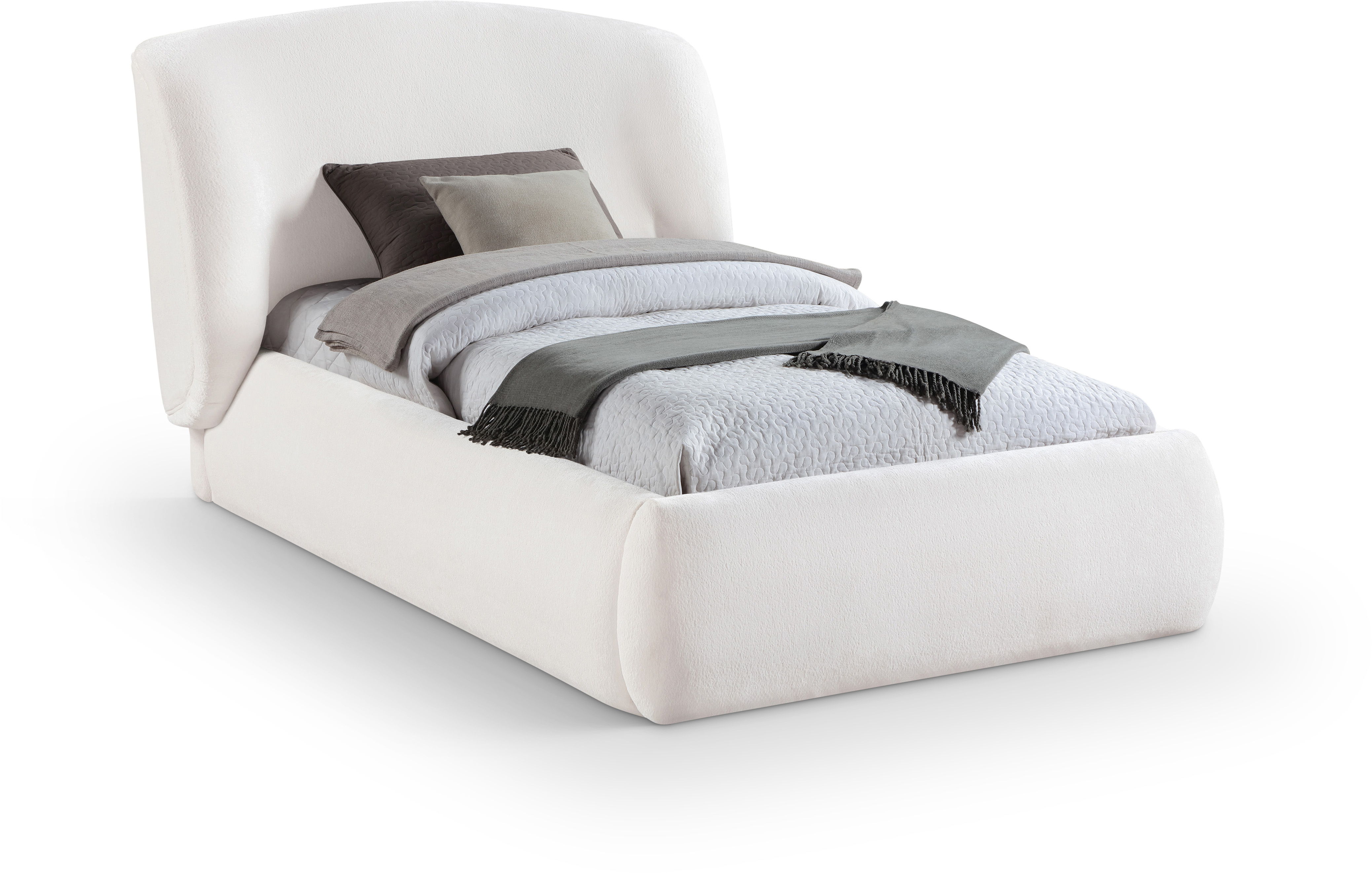 Sandro - Twin Bed - Cream