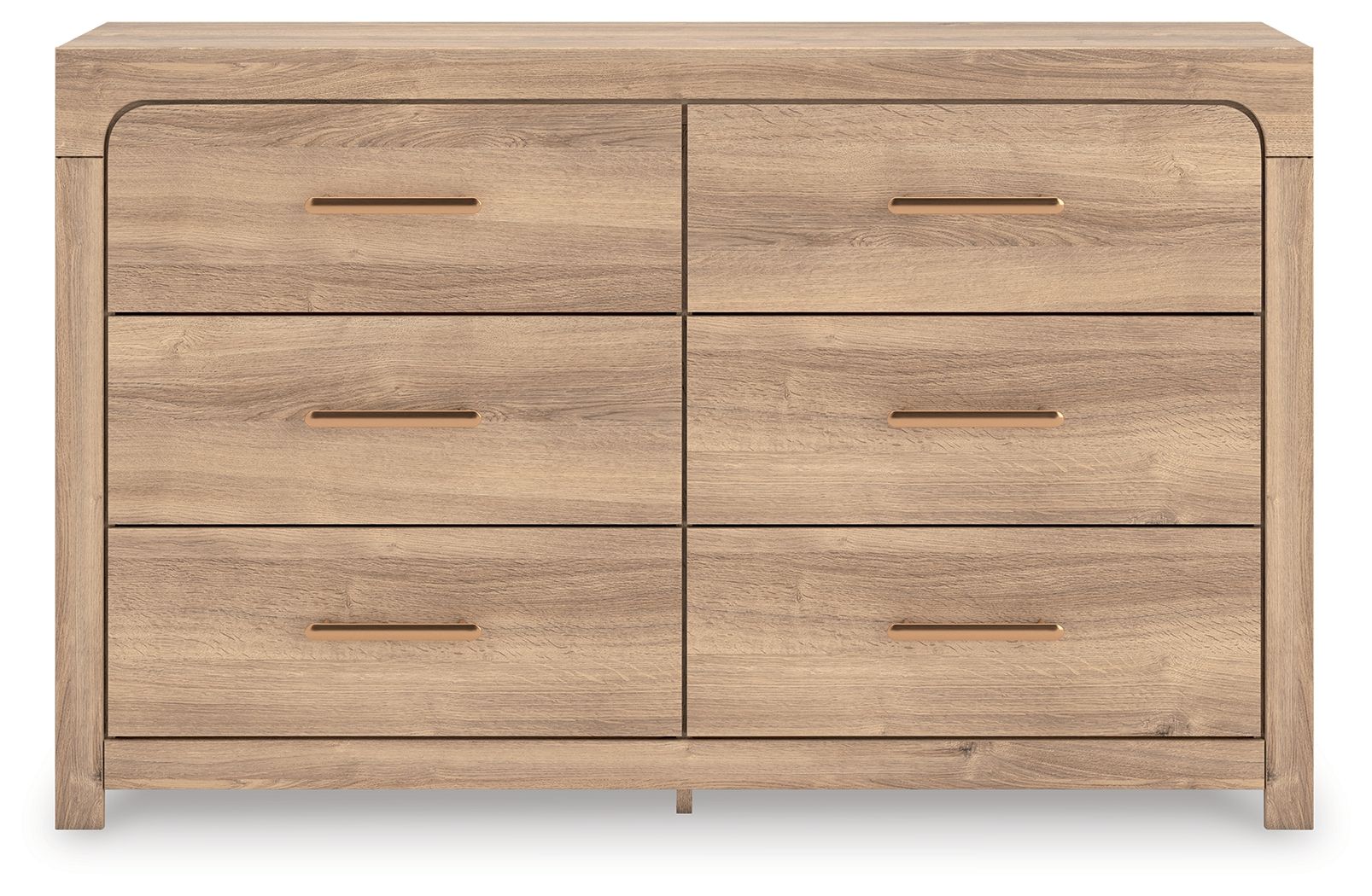 Ashley Furniture Kinlanni - Six Drawer Dresser - Tan - Image 5