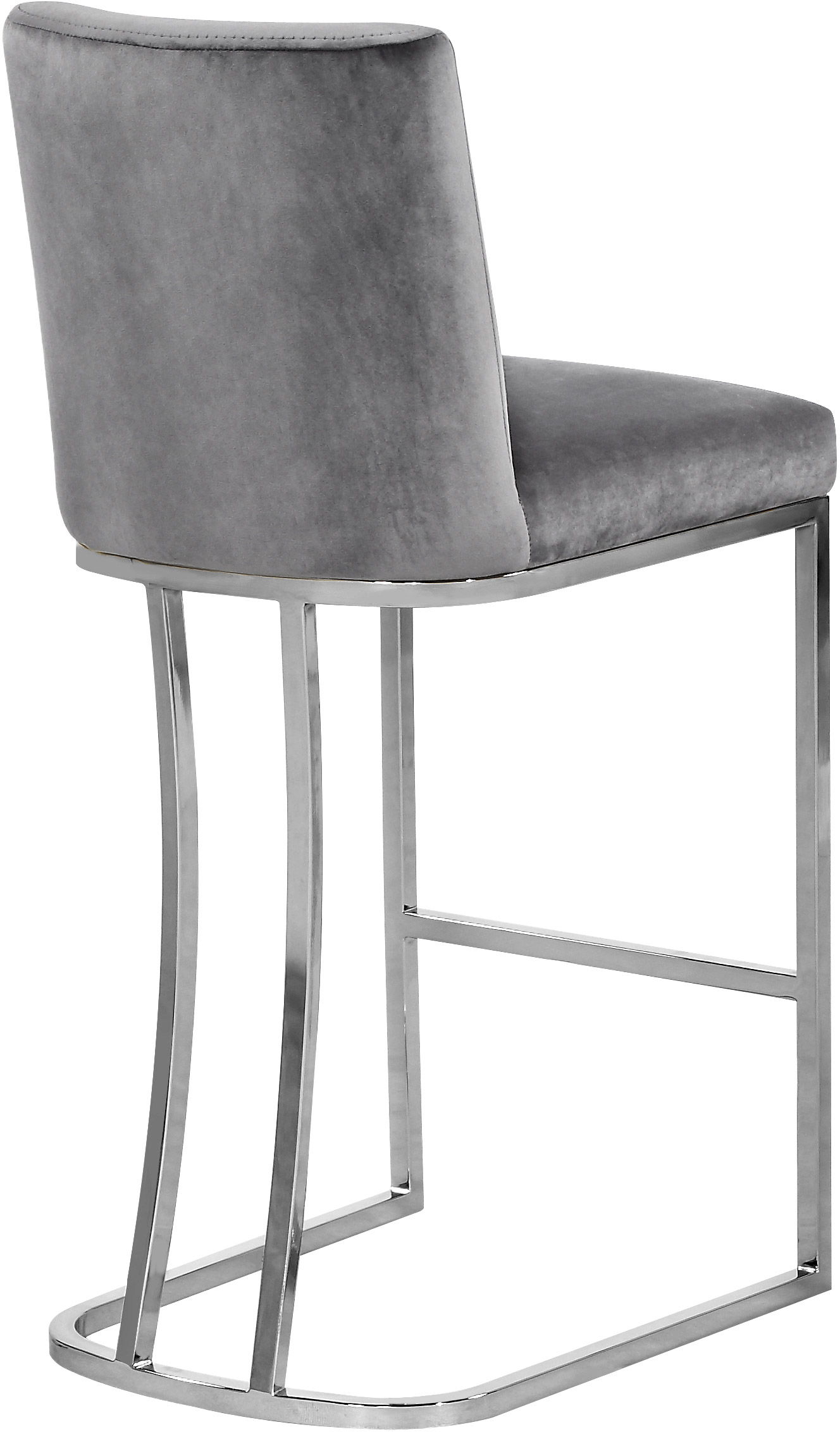 Heidi - Fabric Stool - Gray