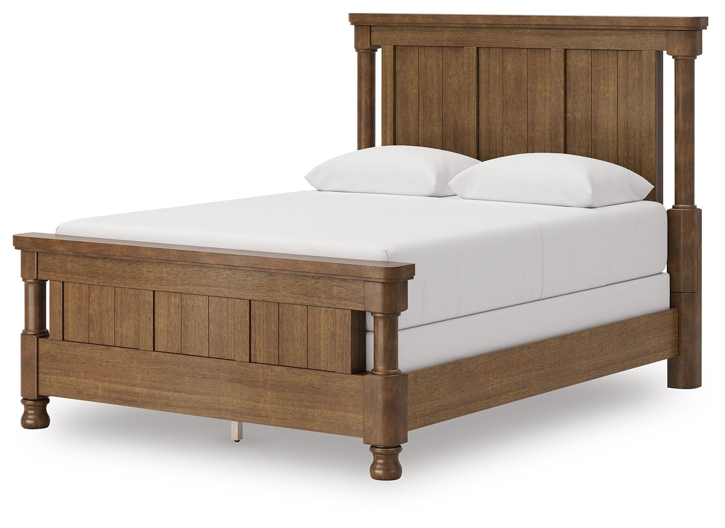 Ashley Furniture Rowlenstown - Queen Poster Bed - Brown - Image 5