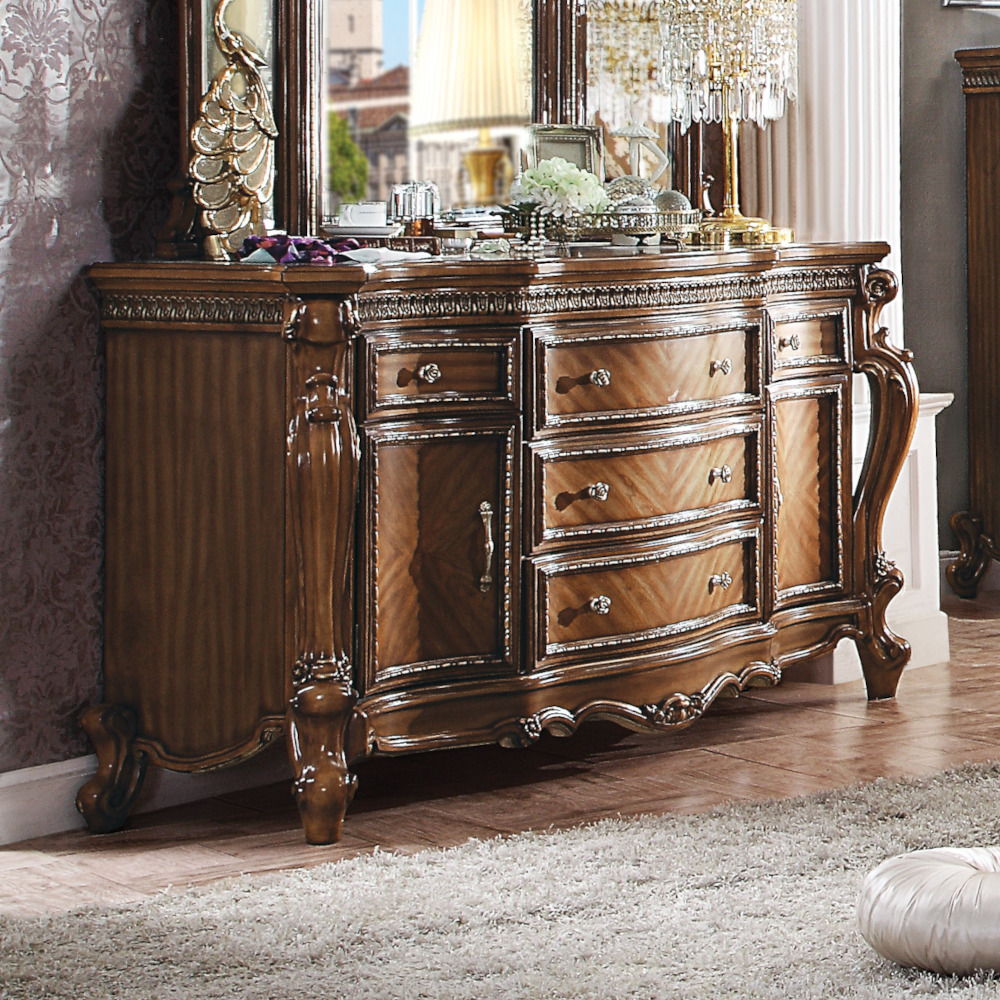 Picardy - Dresser - Honey Oak, light brown