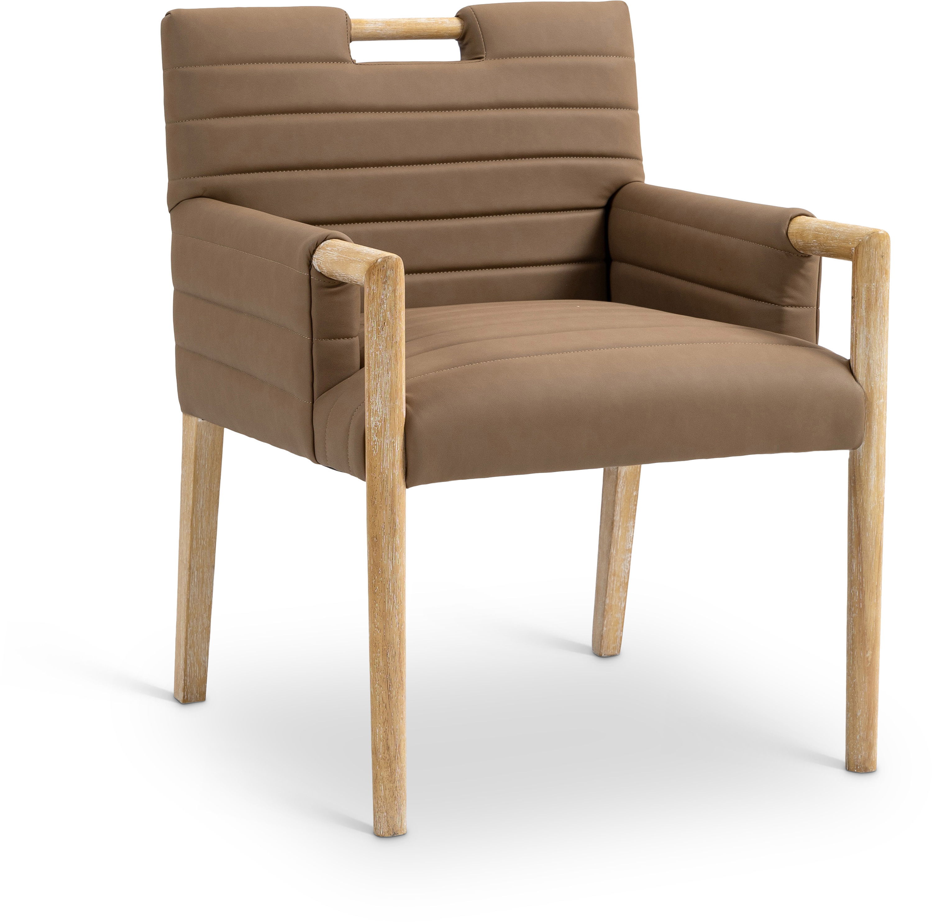 Aimee - Dining Arm Chair - Brown