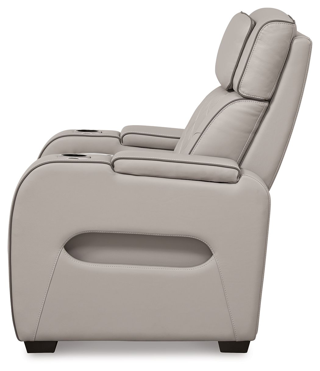 Ashley Furniture Boyington - 3 Pc. - Power Reclining Sofa, Power Reclining Loveseat, Power Recliner - Gray - Image 11