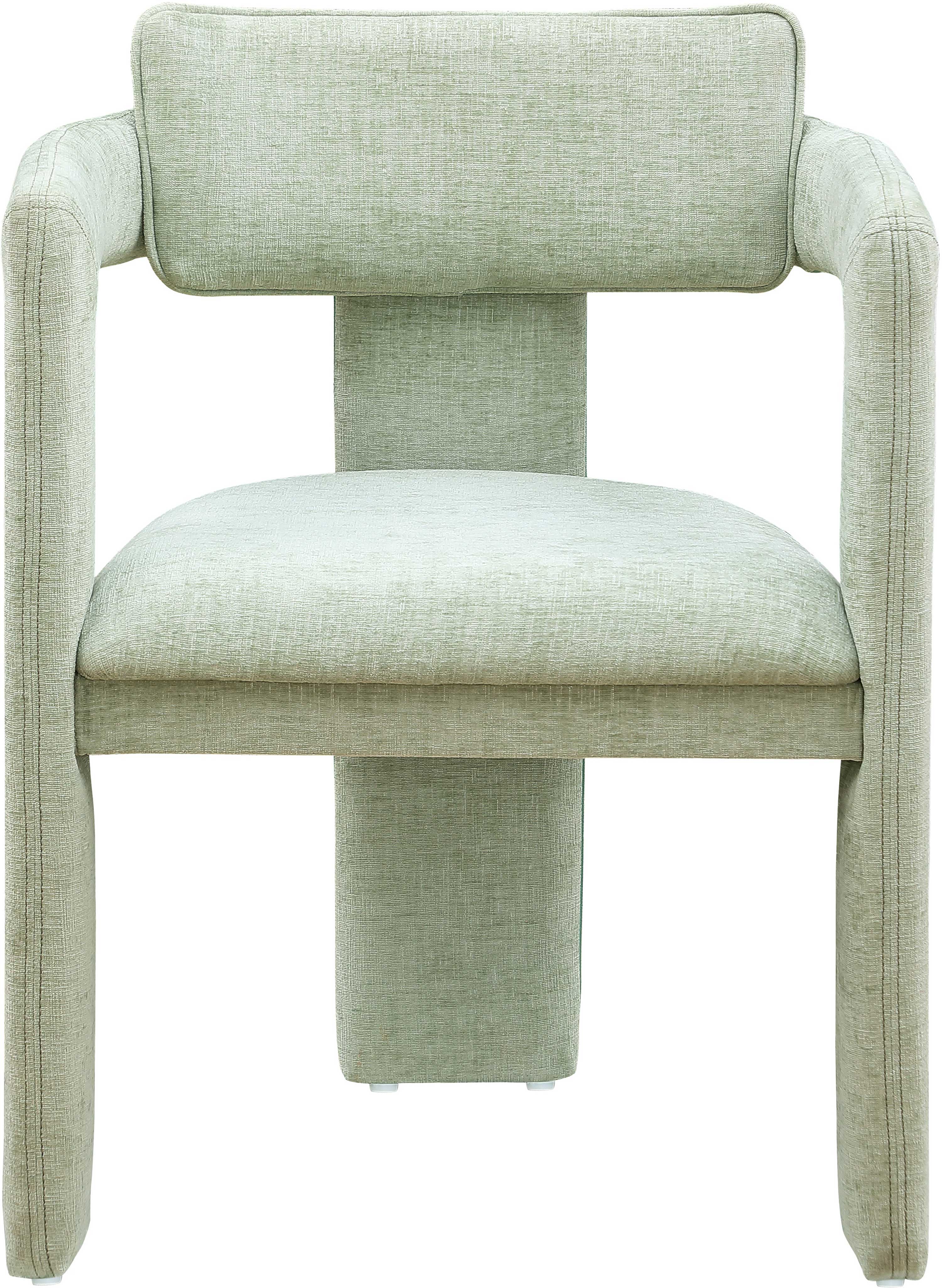 Brenda - Chenille Dining Chair (Set of 2) - Mint