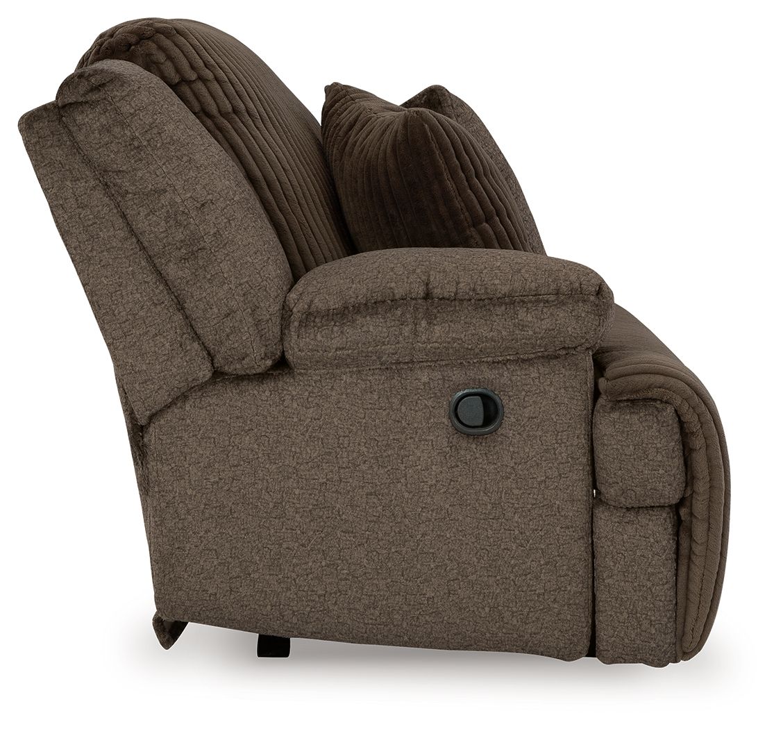 Ashley Furniture Top Tier - 3-Piece Reclining Sectional With Raf Press Back Chaise - Chocolate - Image 13