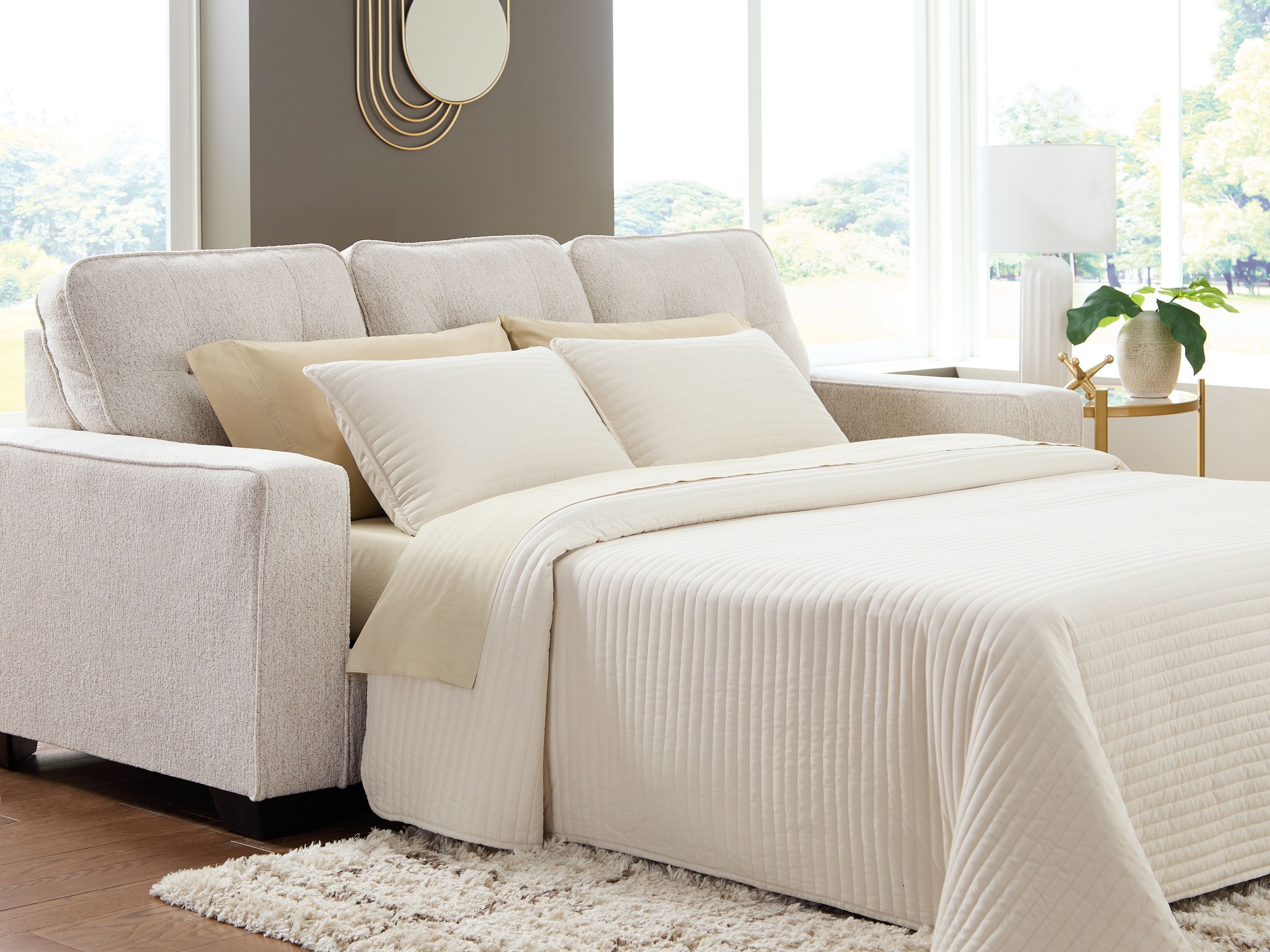 Larimer - Queen Sofa Sleeper - Stone