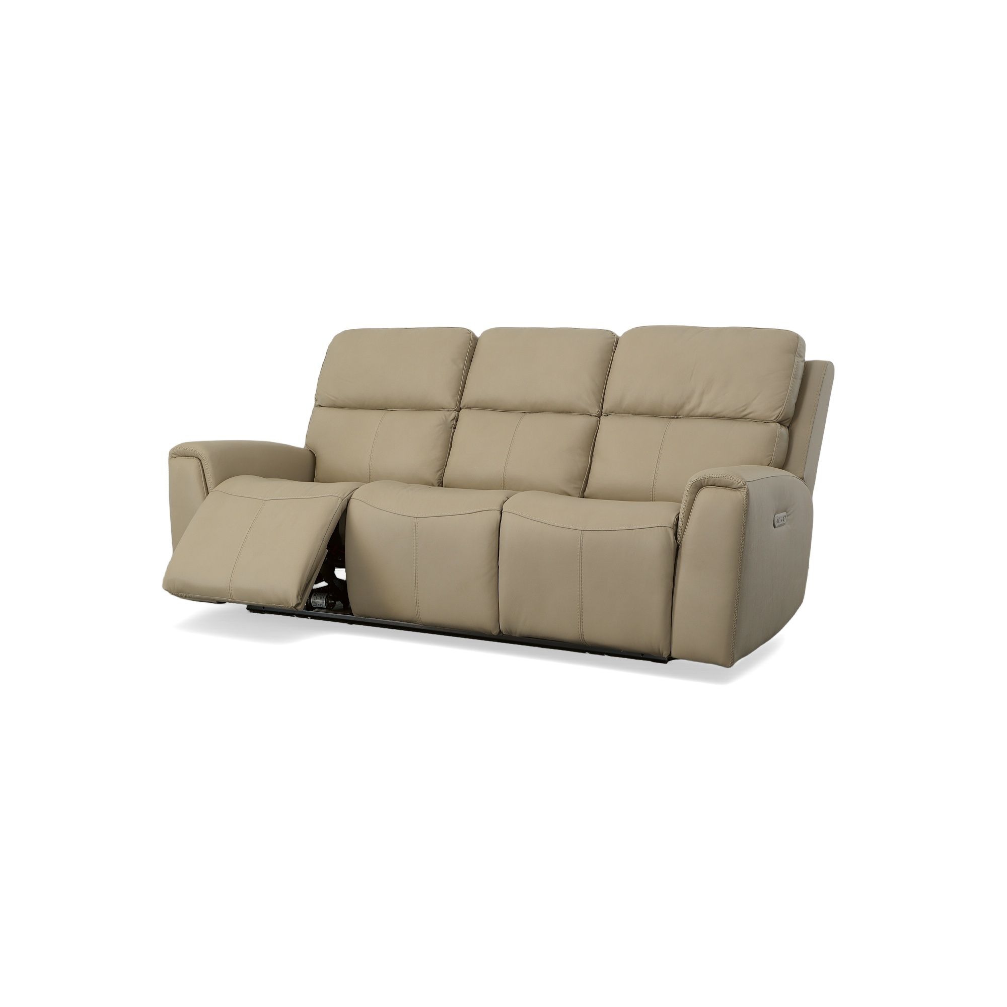 Jarvis - Power Reclining Sofa With Power Headrests - Parchment, beige, view 4