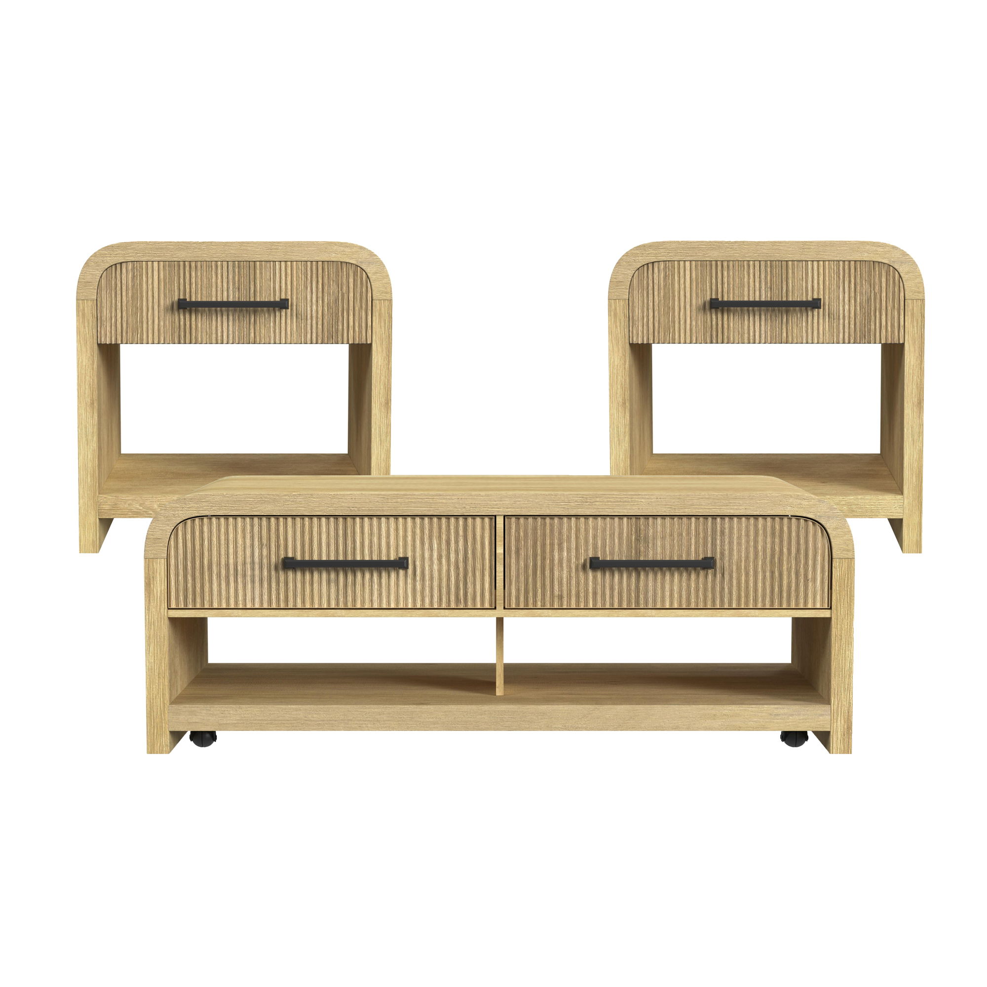 3 Pc · Coffee Table & Two End Table