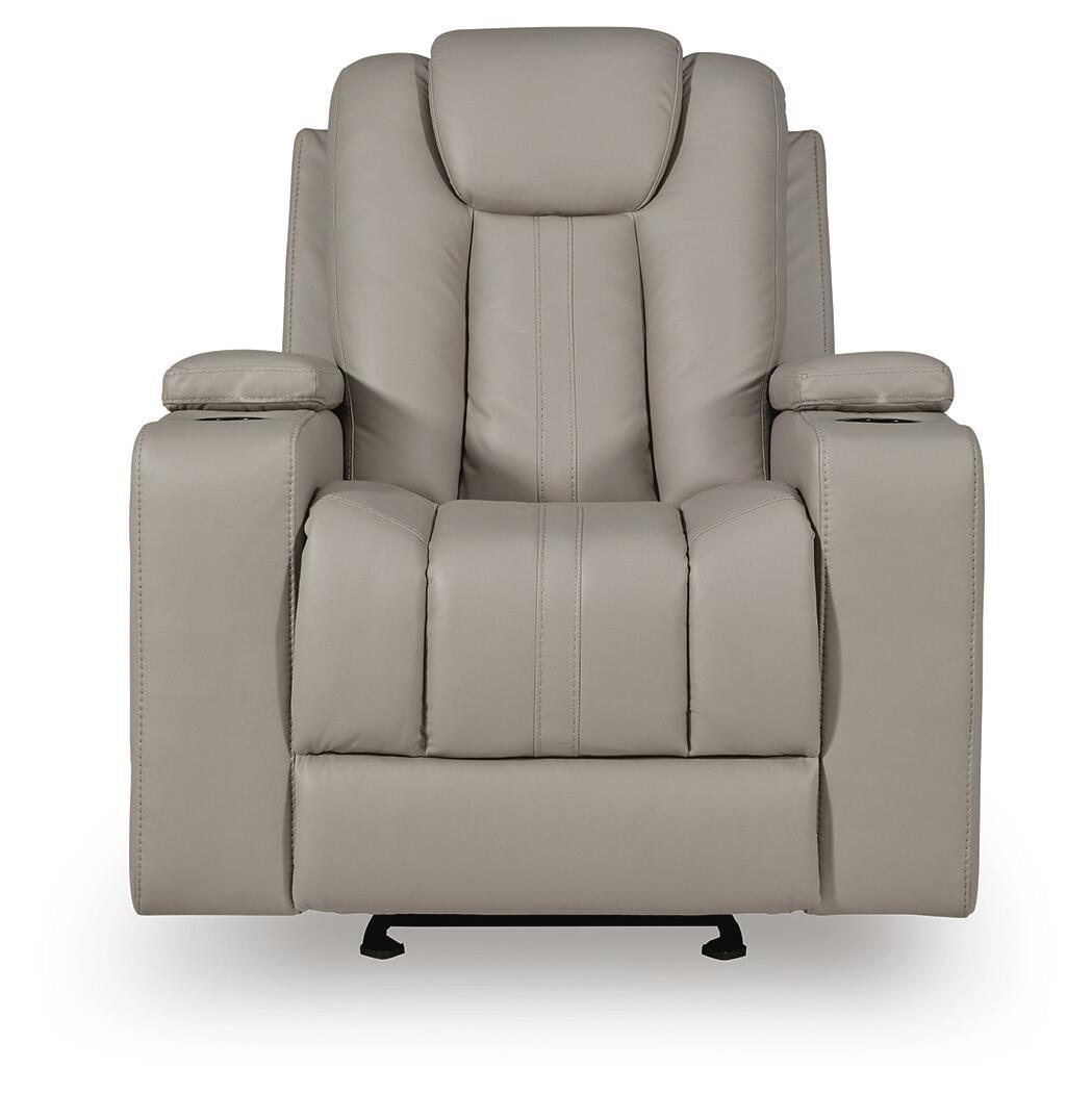 Ashley Furniture Elevate Edges - Glider Recliner - Coin - Image 4