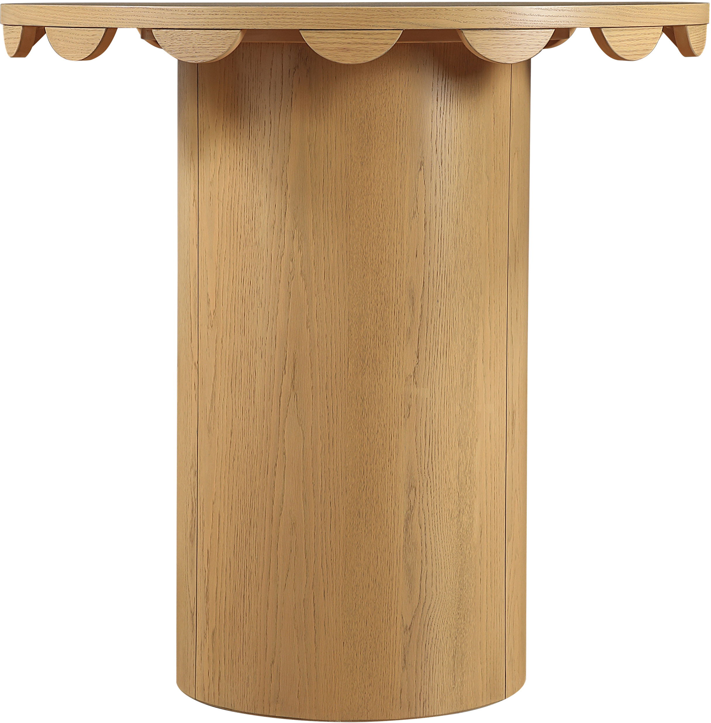 Dahlia - Solid Wood And Natural Cane Counter Height Table - Natural