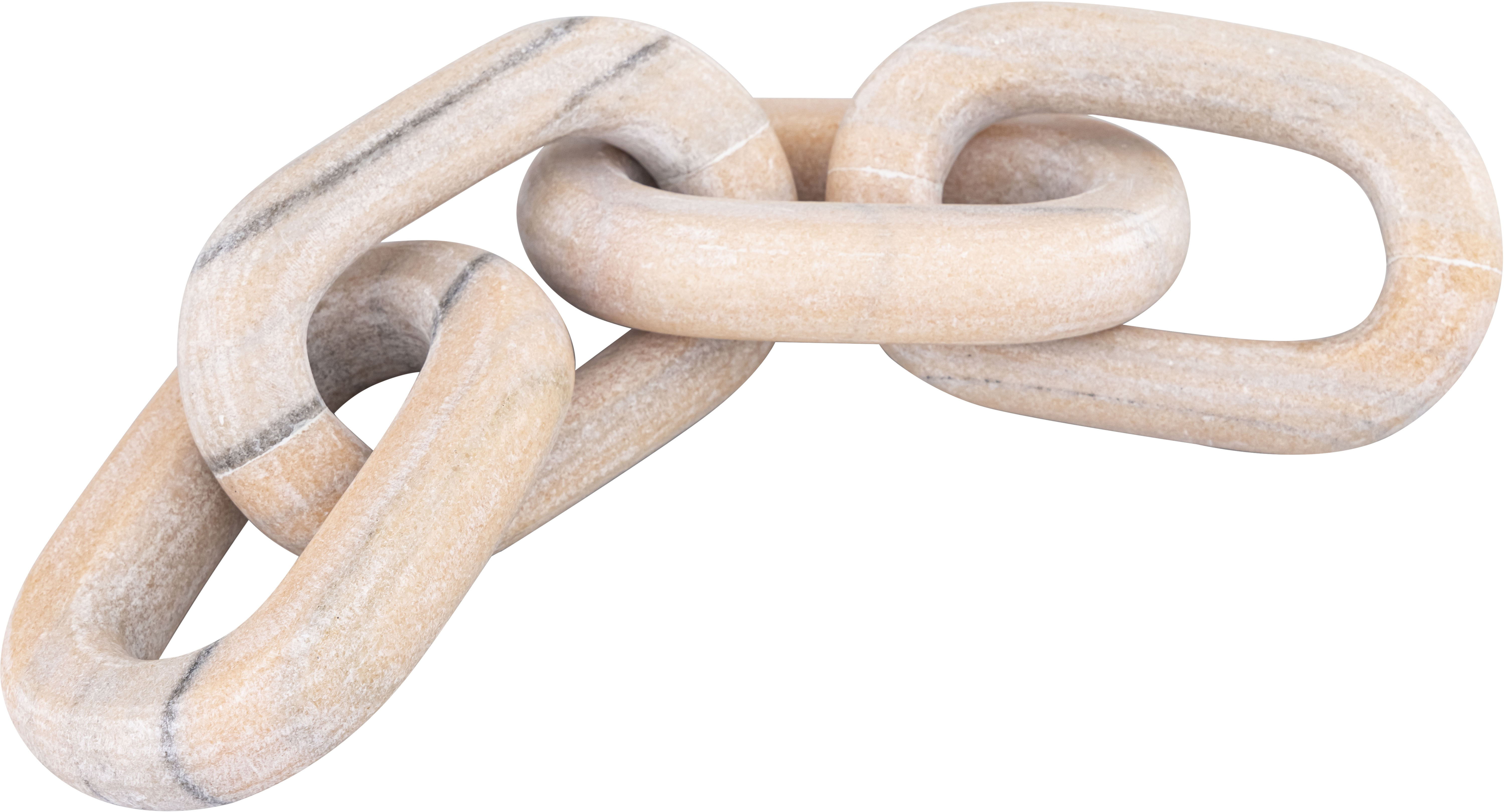 Lynx - Marble Decorative Chain Links - Pink