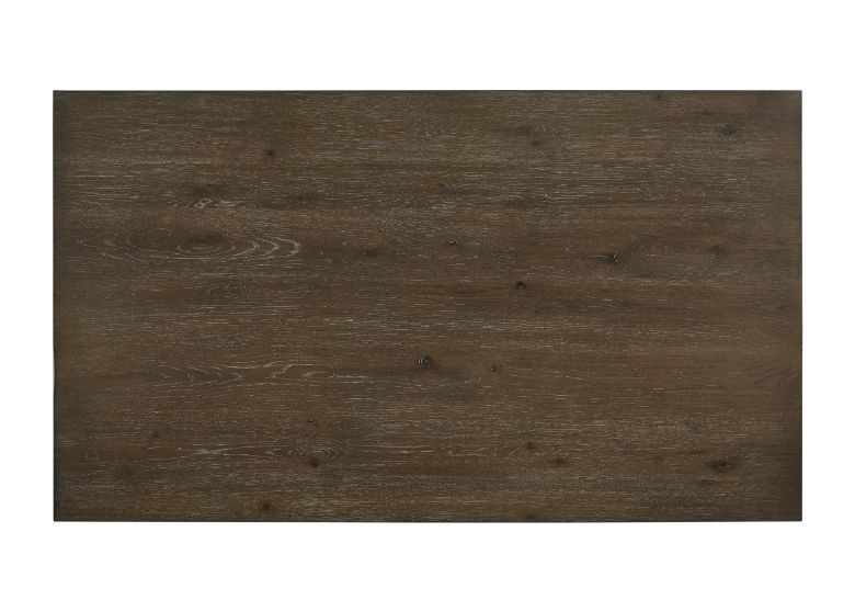 Farren - Dining Table - Weathered Oak, dark brown, view 5