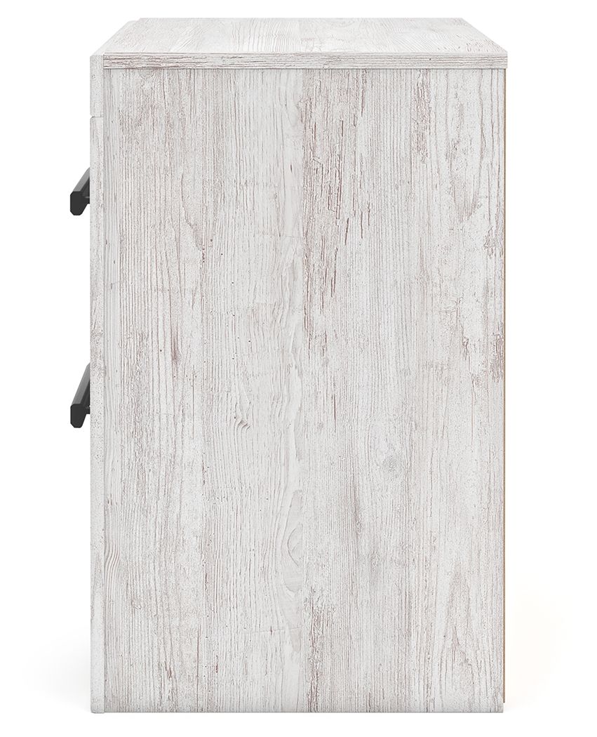 Ashley Furniture Cayboni - Two Drawer Night Stand - Whitewash - Image 7