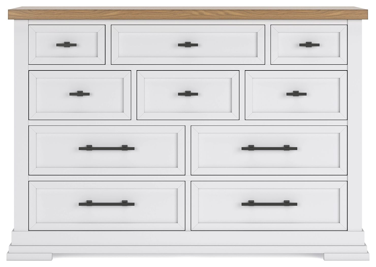 Ashley Furniture Ashbryn - Dresser - White / Natural - Image 6