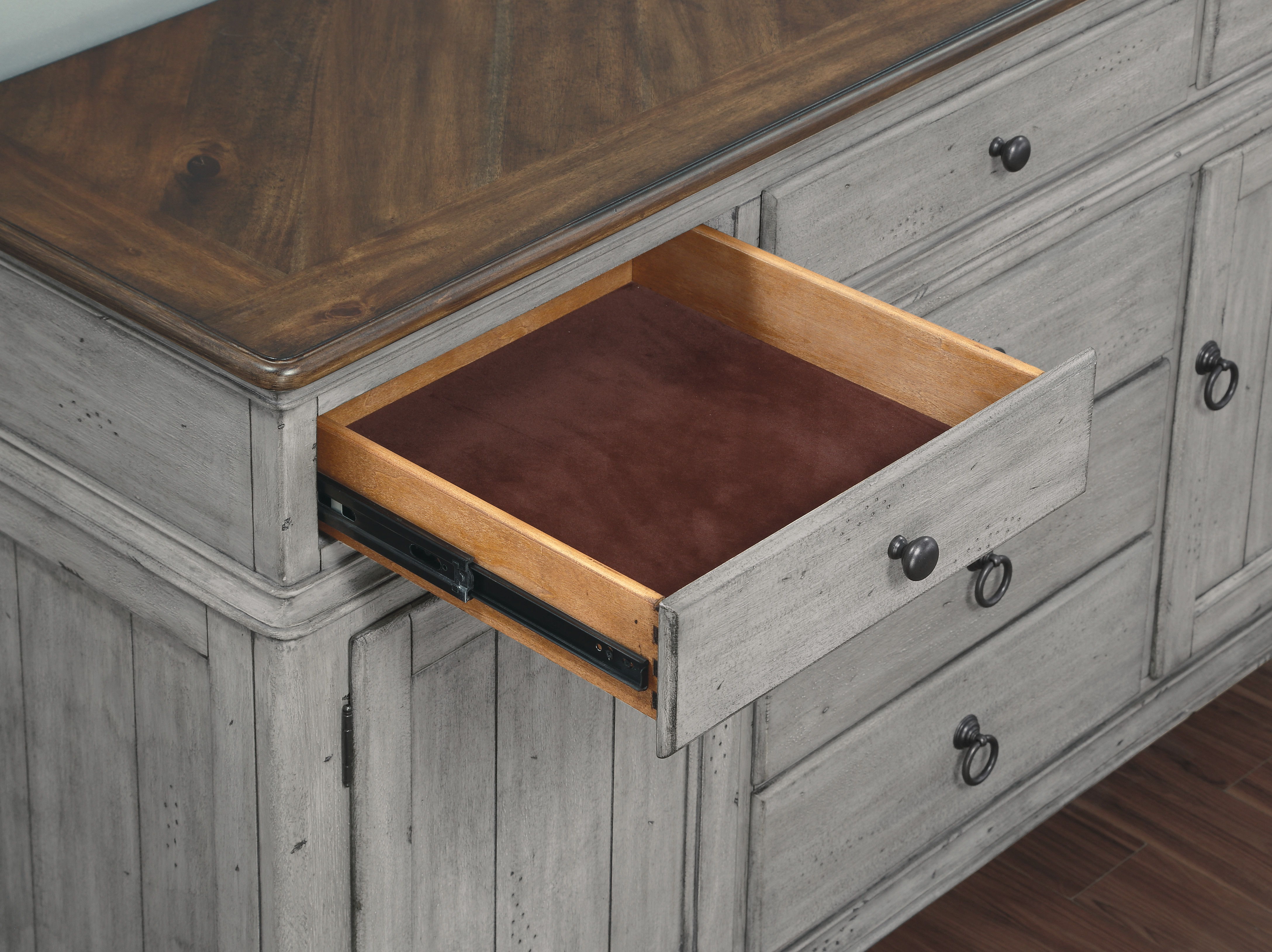 Plymouth - Buffet - Gray, gray, view 6
