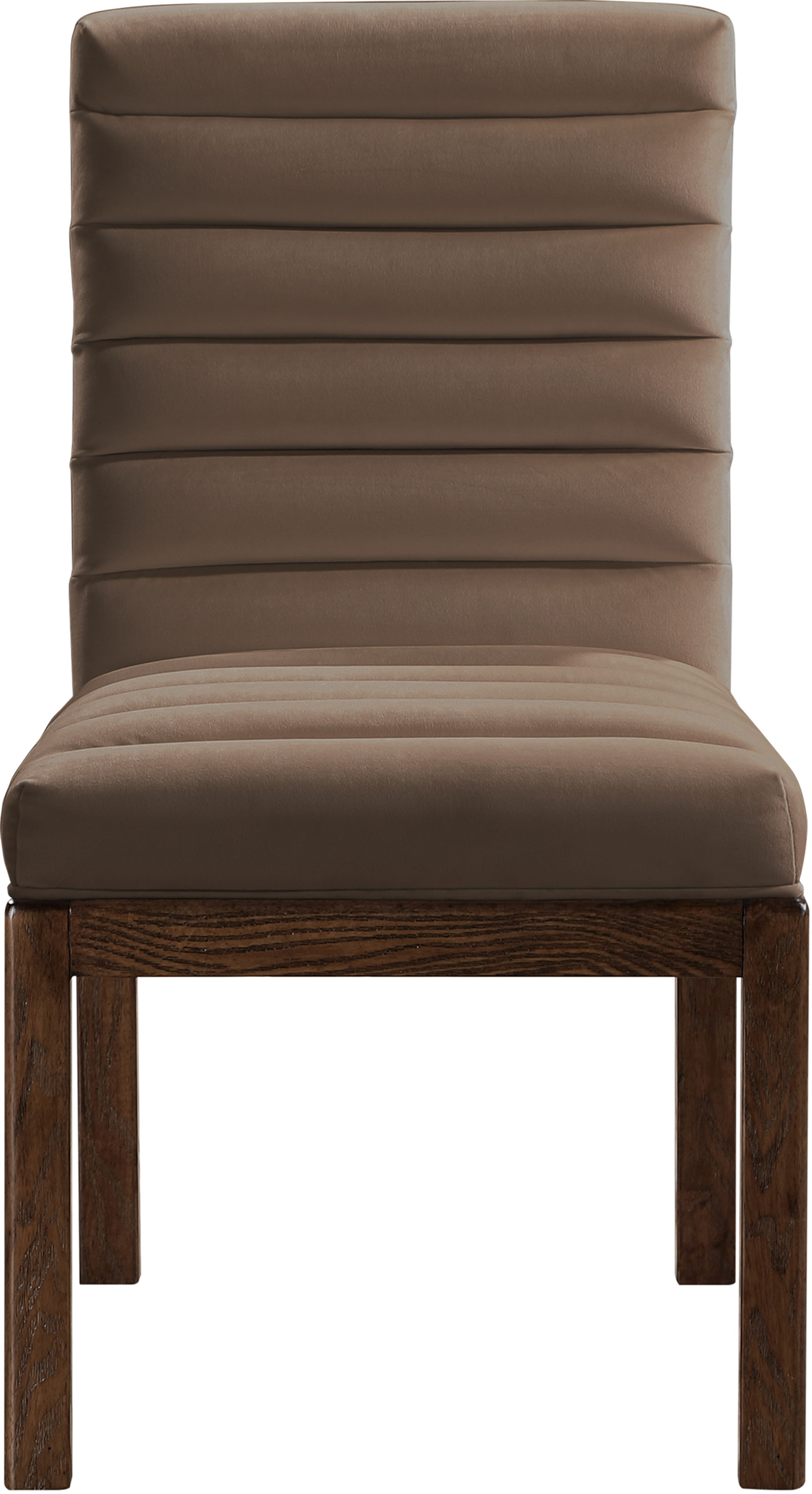 Evelyn - Dining Chair With Brown Legs - Brown