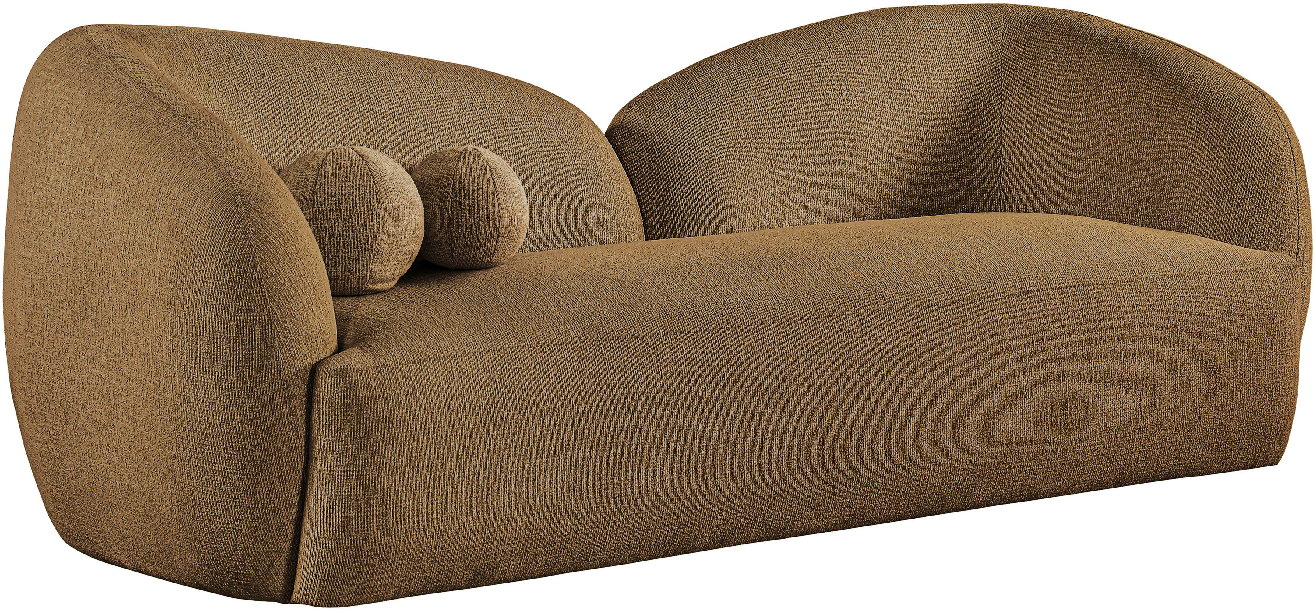 Elowen - Fabric Upholstered Sofa - Brown