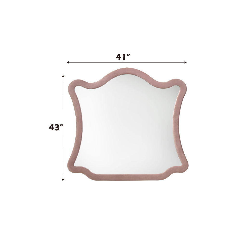Salonia - Mirror - Pink Velvet, pink, view 3