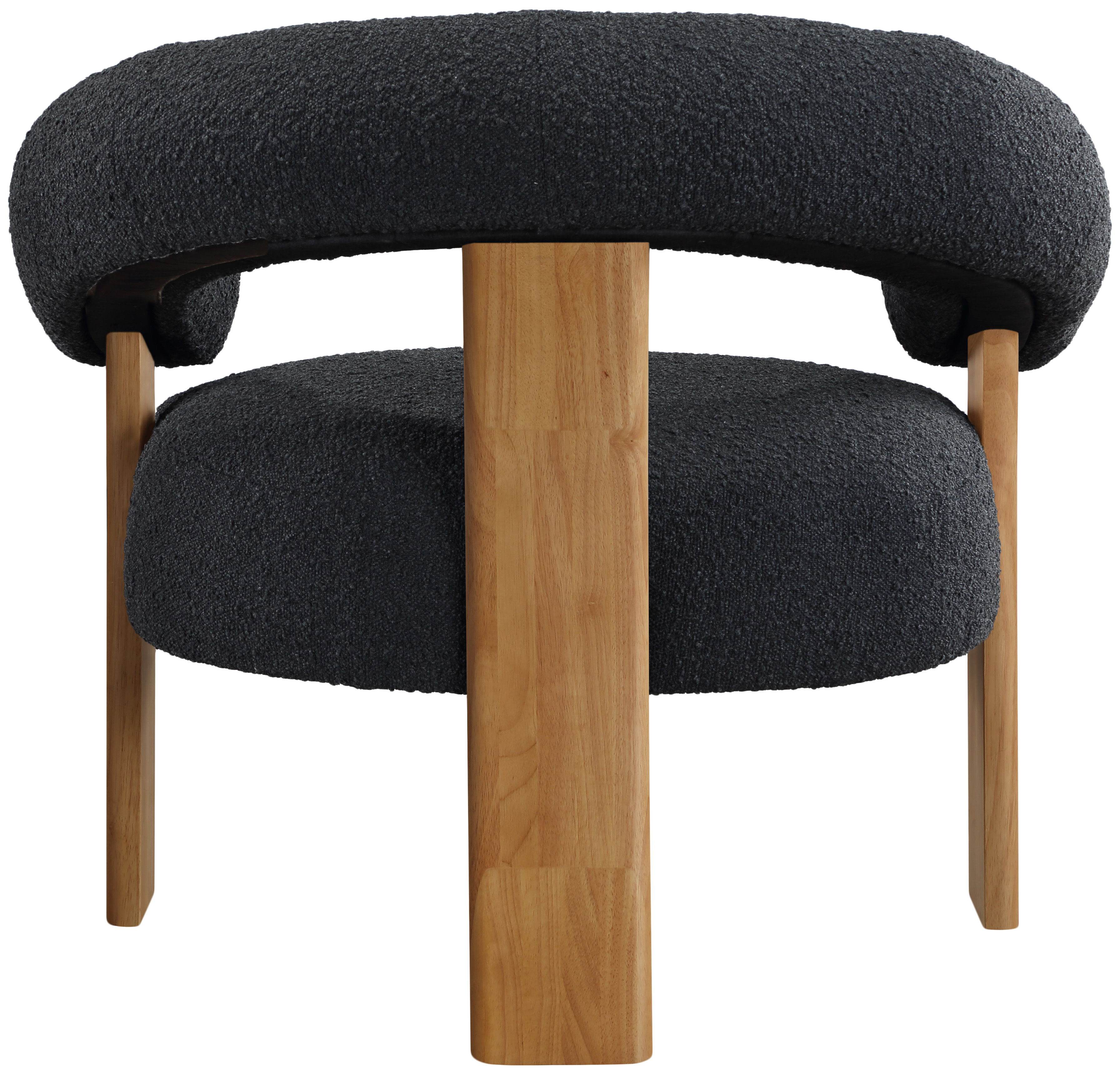 Winston - Fabric Accent Chair - Black