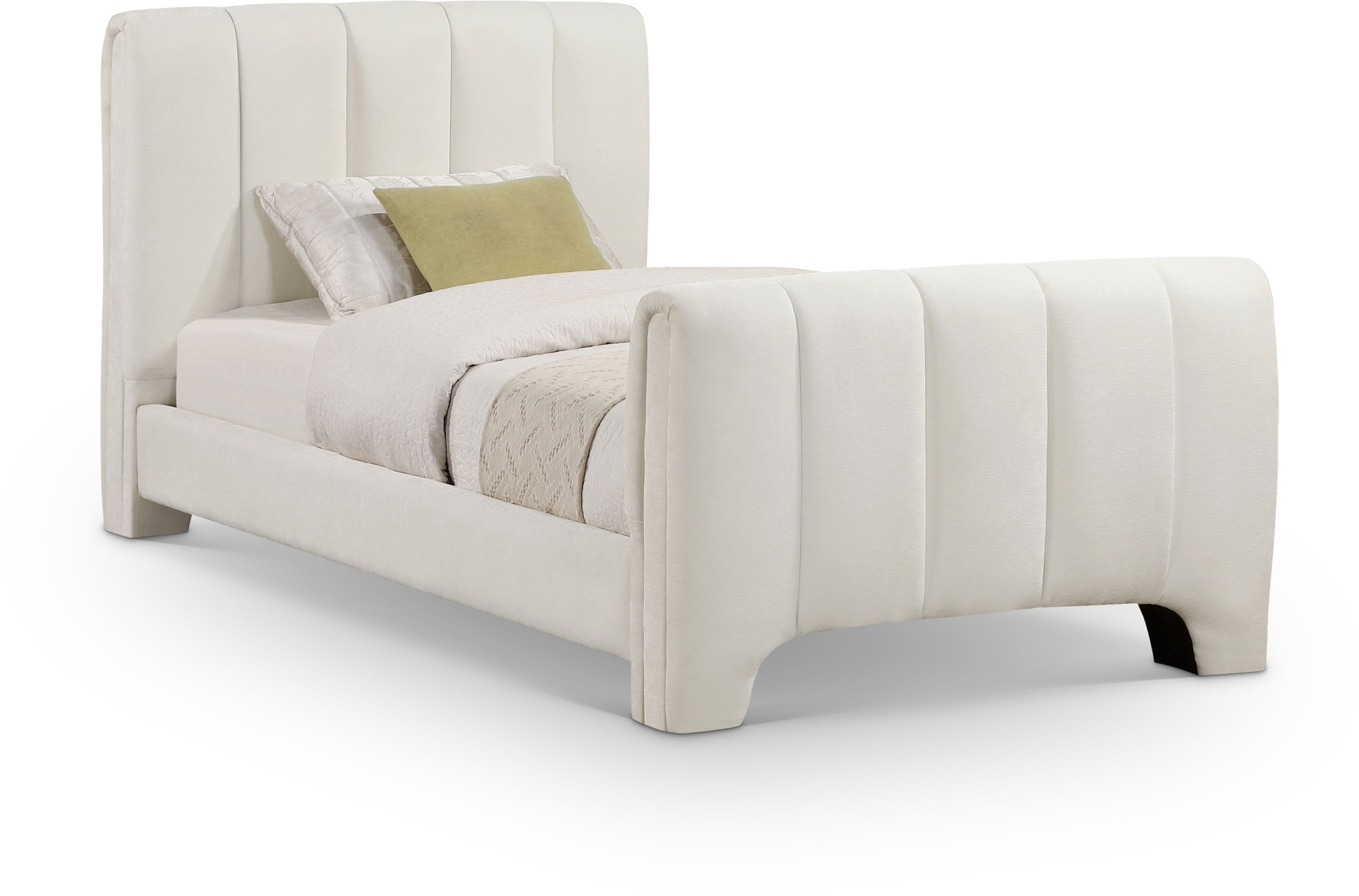 Camila - Twin Bed - Cream