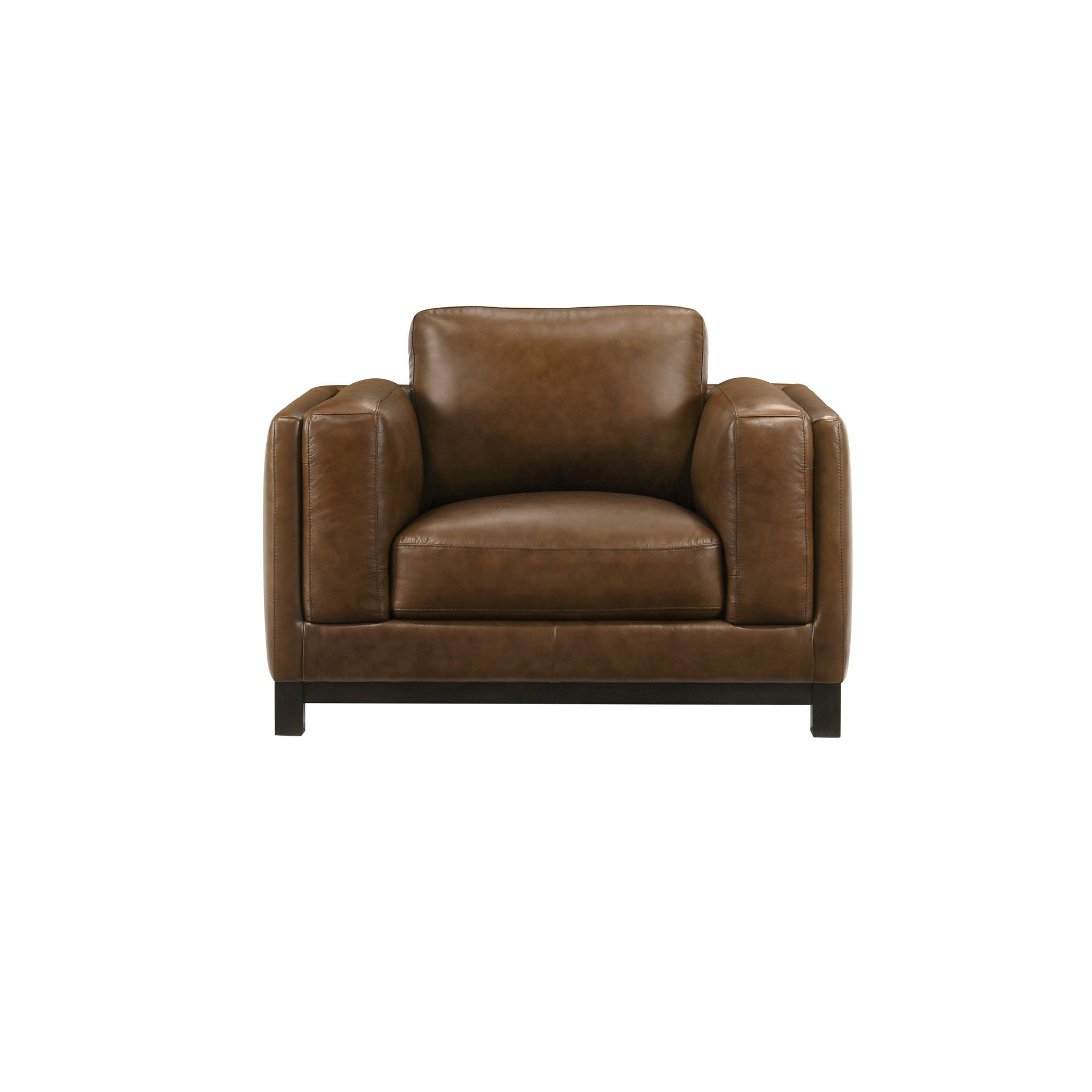 Sayer - Chair - Brown, dark brown, view 2