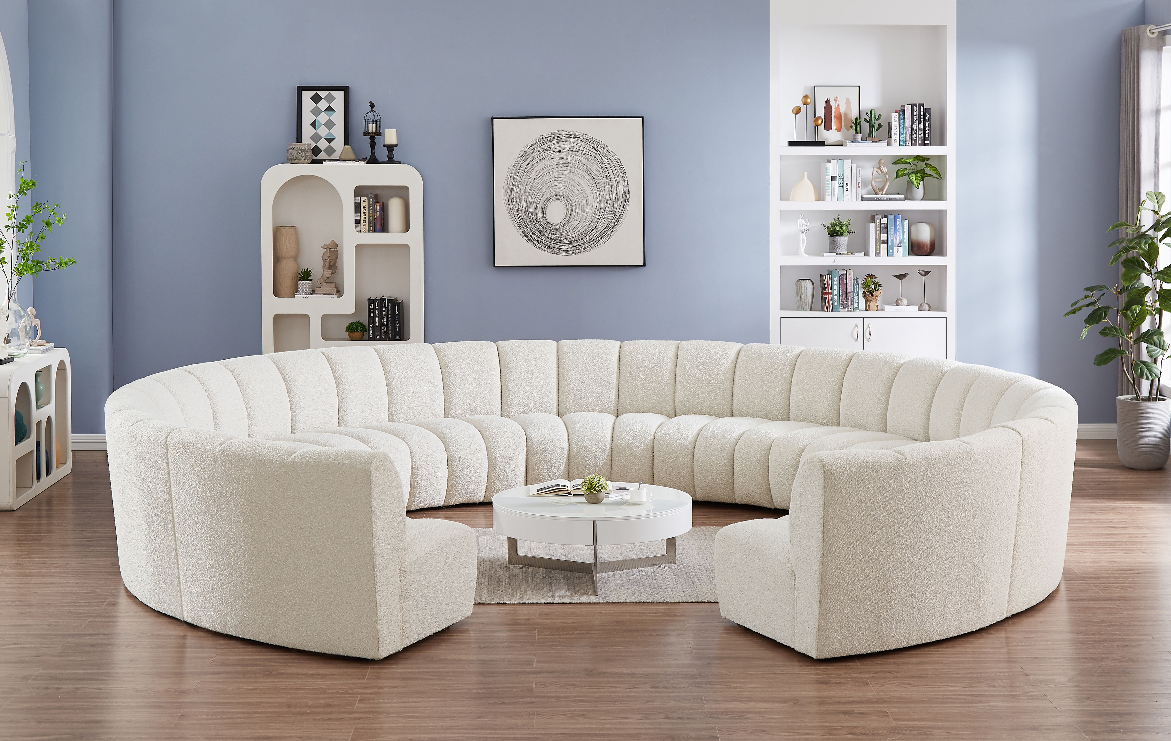 Infinity - 11 Piece Modular Sectional - Cream