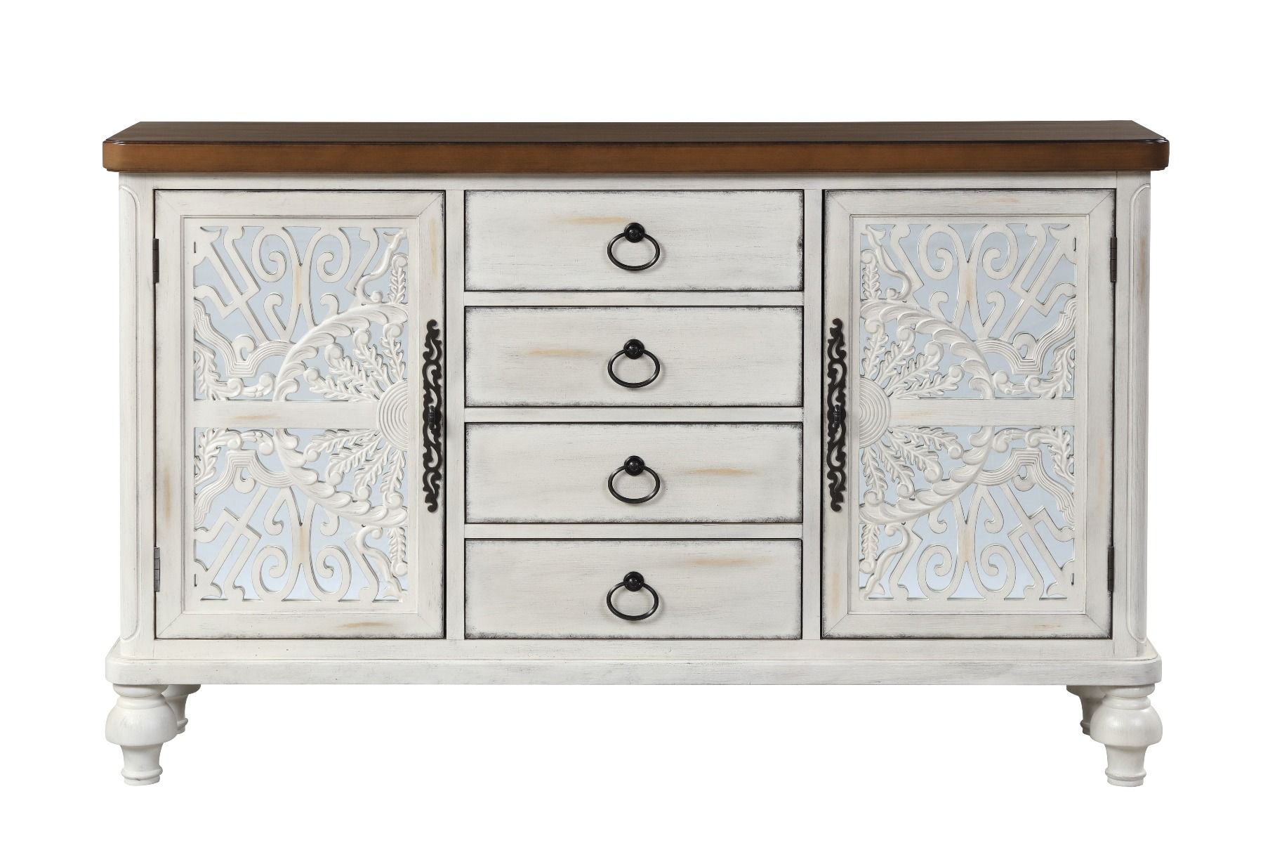 Vermont - Console Cabinet - Antique White, beige, view 7