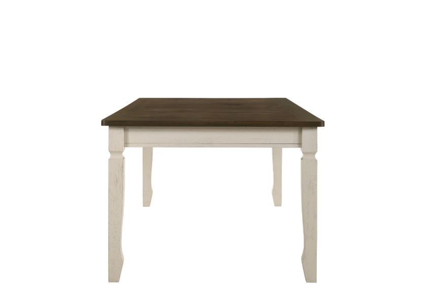 Fedele - Dining Table - Weathered Oak & Cream, beige, view 6