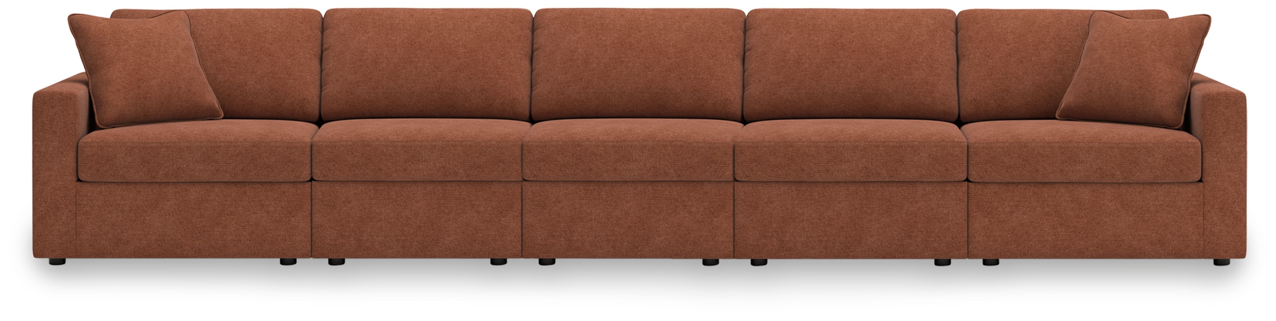5 Pc · Sectional With 3 Armless Chairs And LAF / RAF Corner Chairs