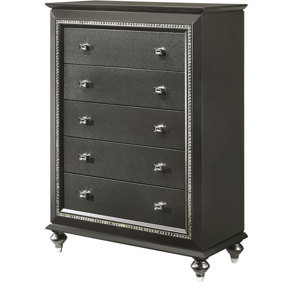 Kaitlyn - Chest - Metallic Gray, dark gray, view 2