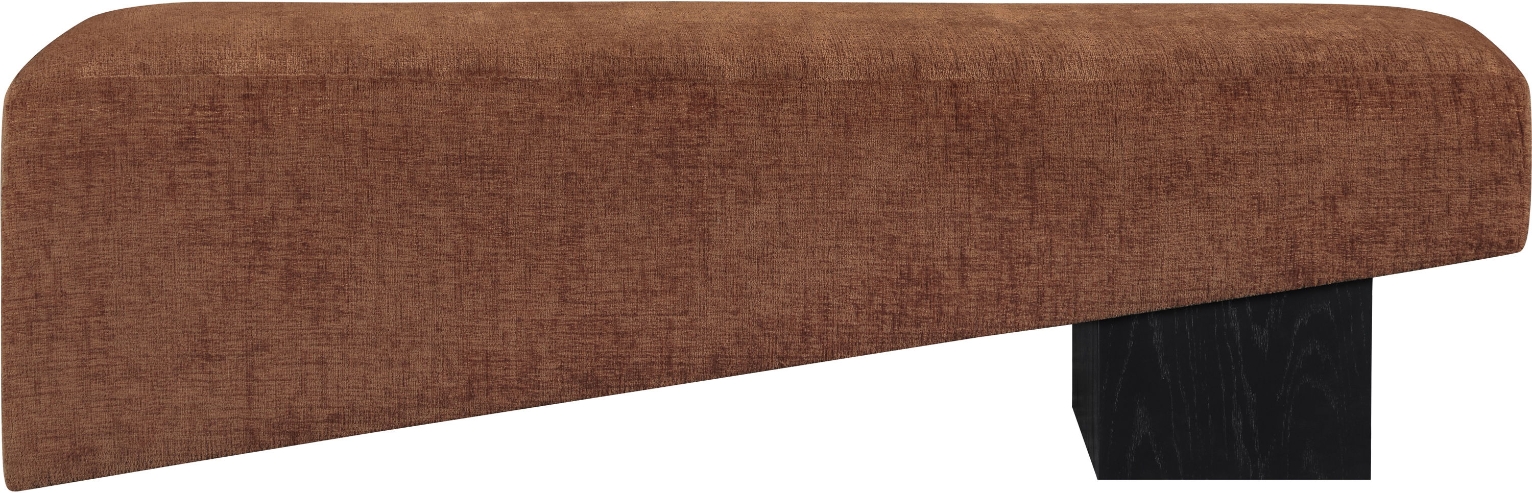 Alora - Bench With Black Base - Cognac