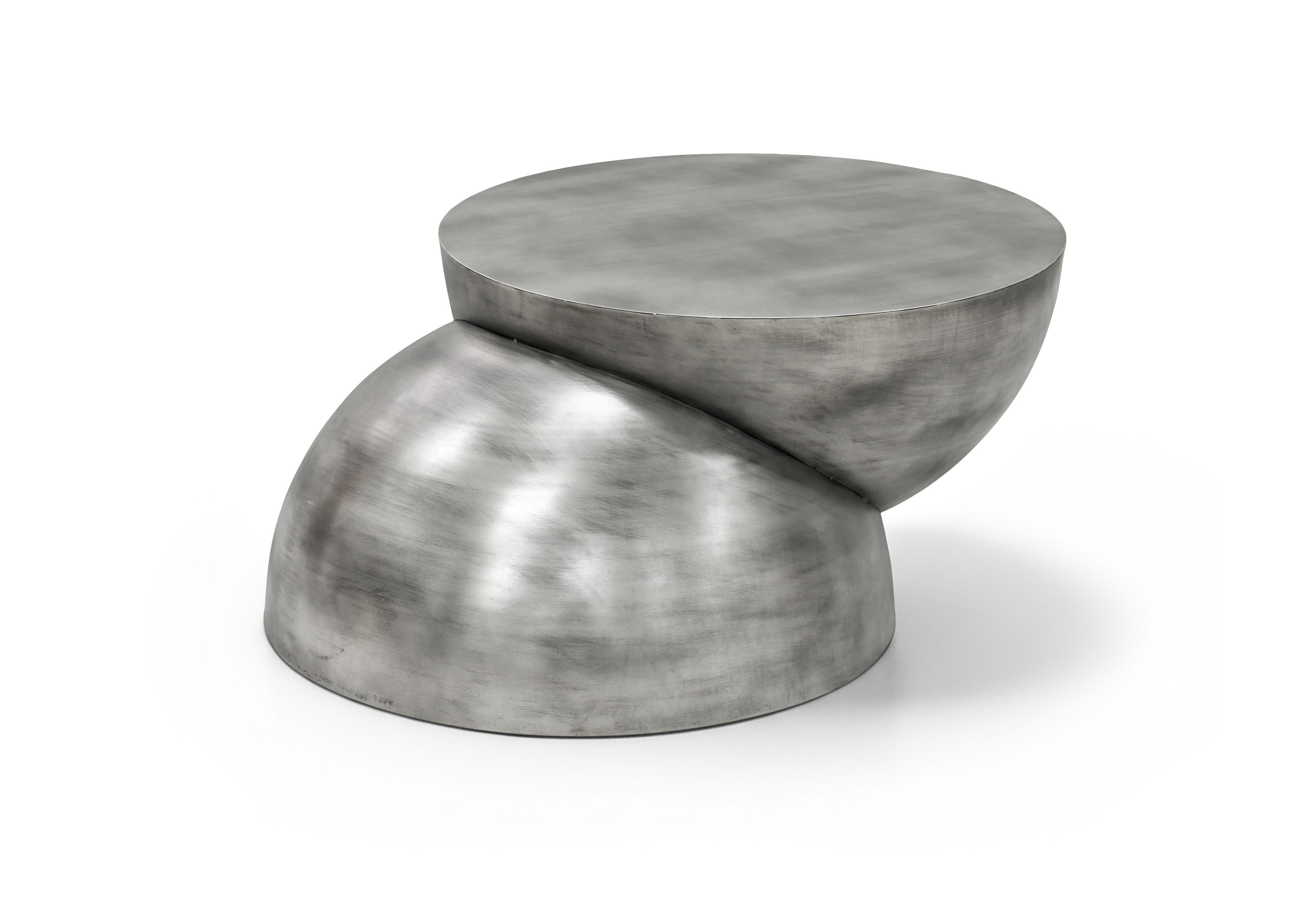 Boulder - Iron Coffee Table - Silver