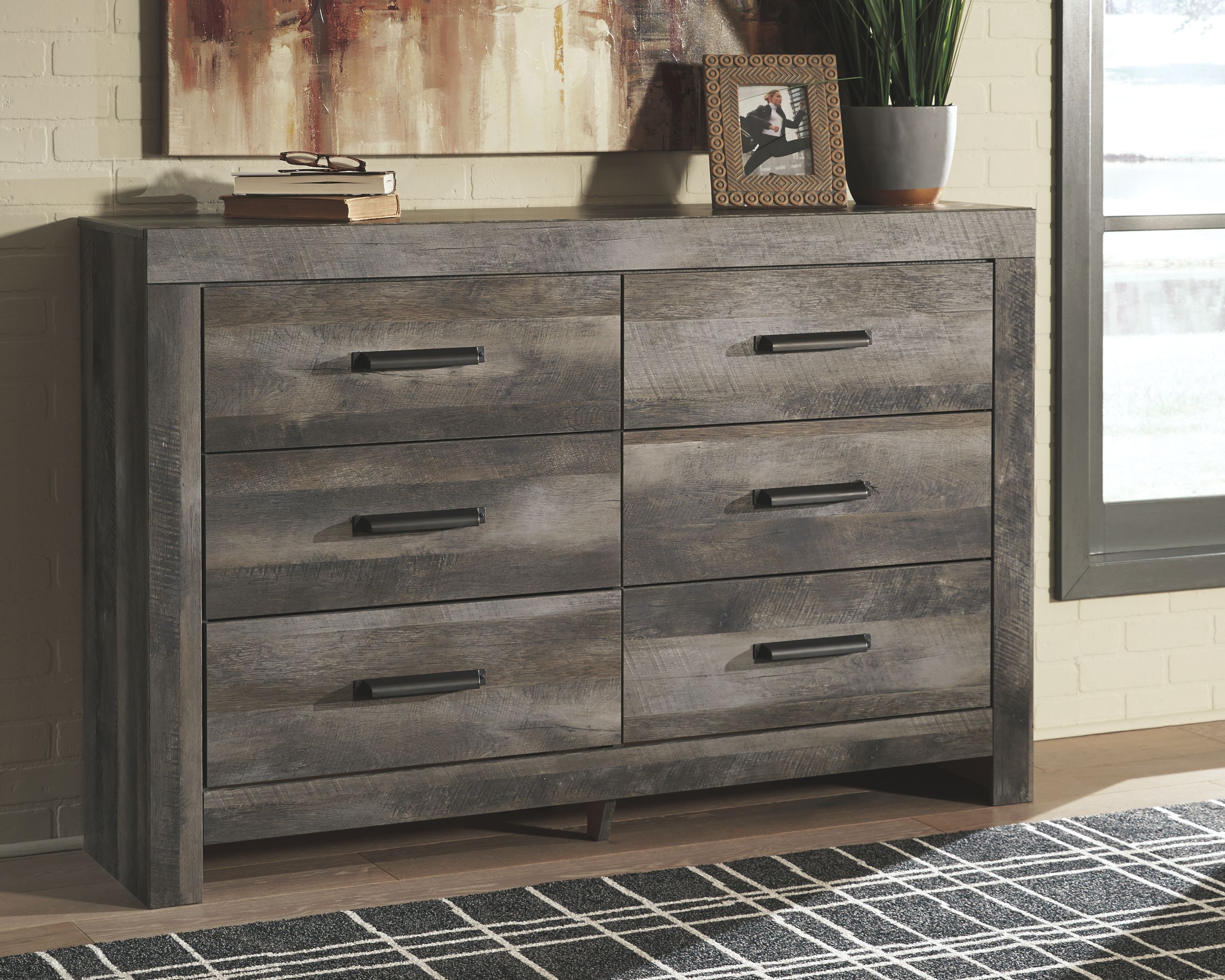 Wynnlow Gray Six Drawer Dresser New Lots Furniture Online Store