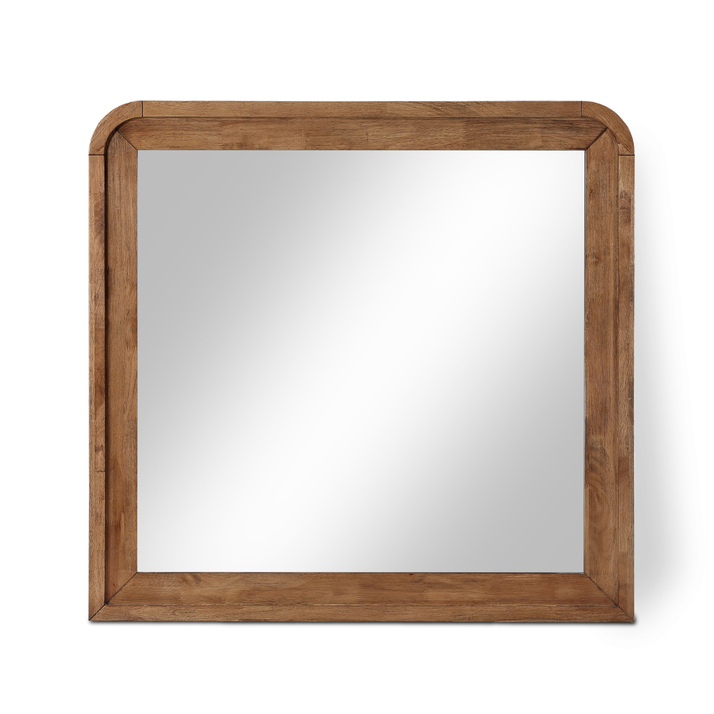 Fluted - Mirror - Walnut