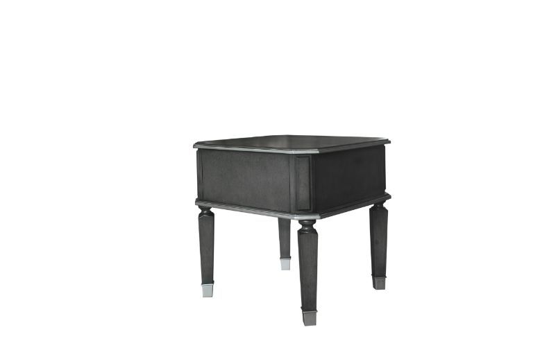 House Beatrice - End Table - Charcoal & Light Gray, dark gray, view 4