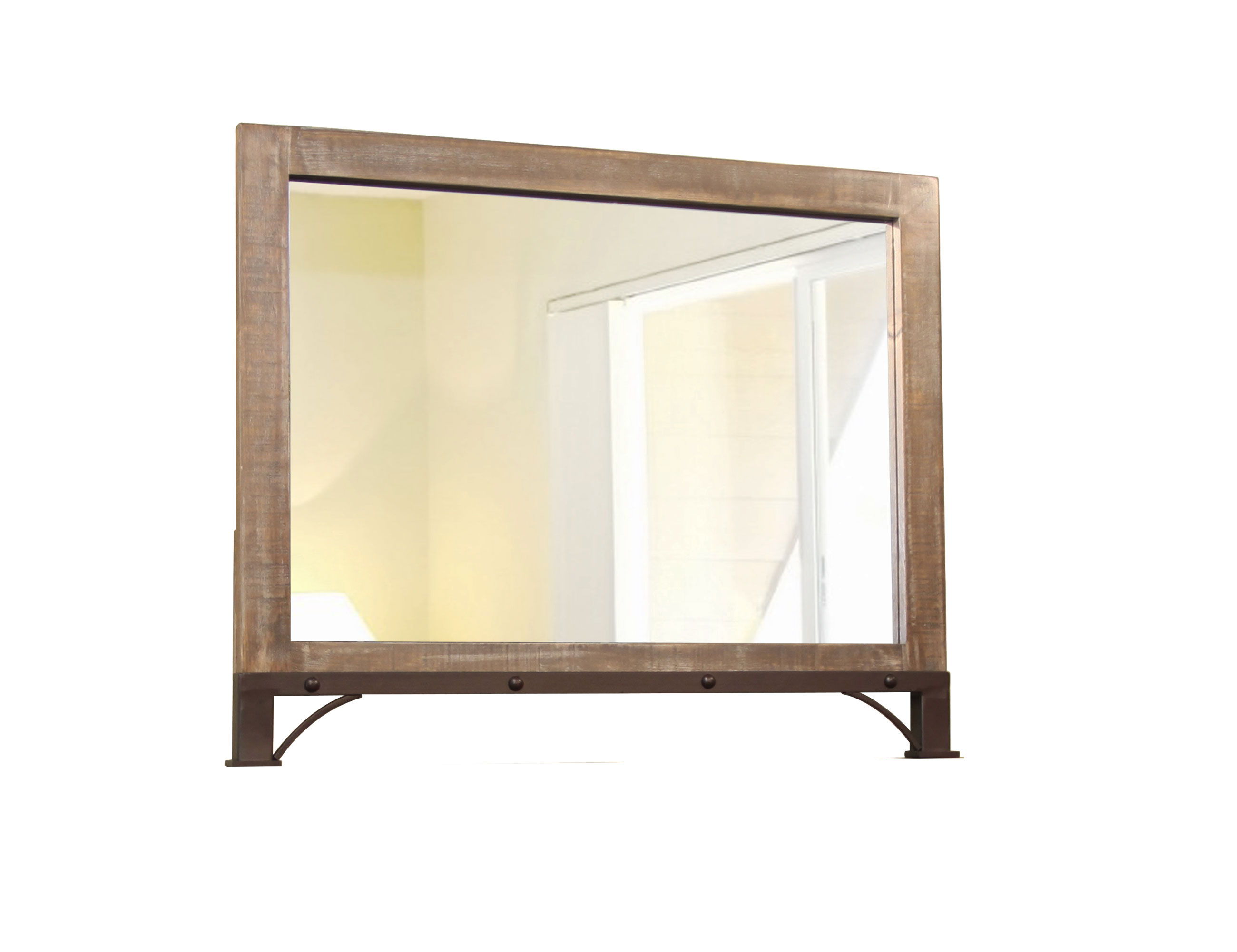International Furniture Direct Antique - Mirror - Multicolor