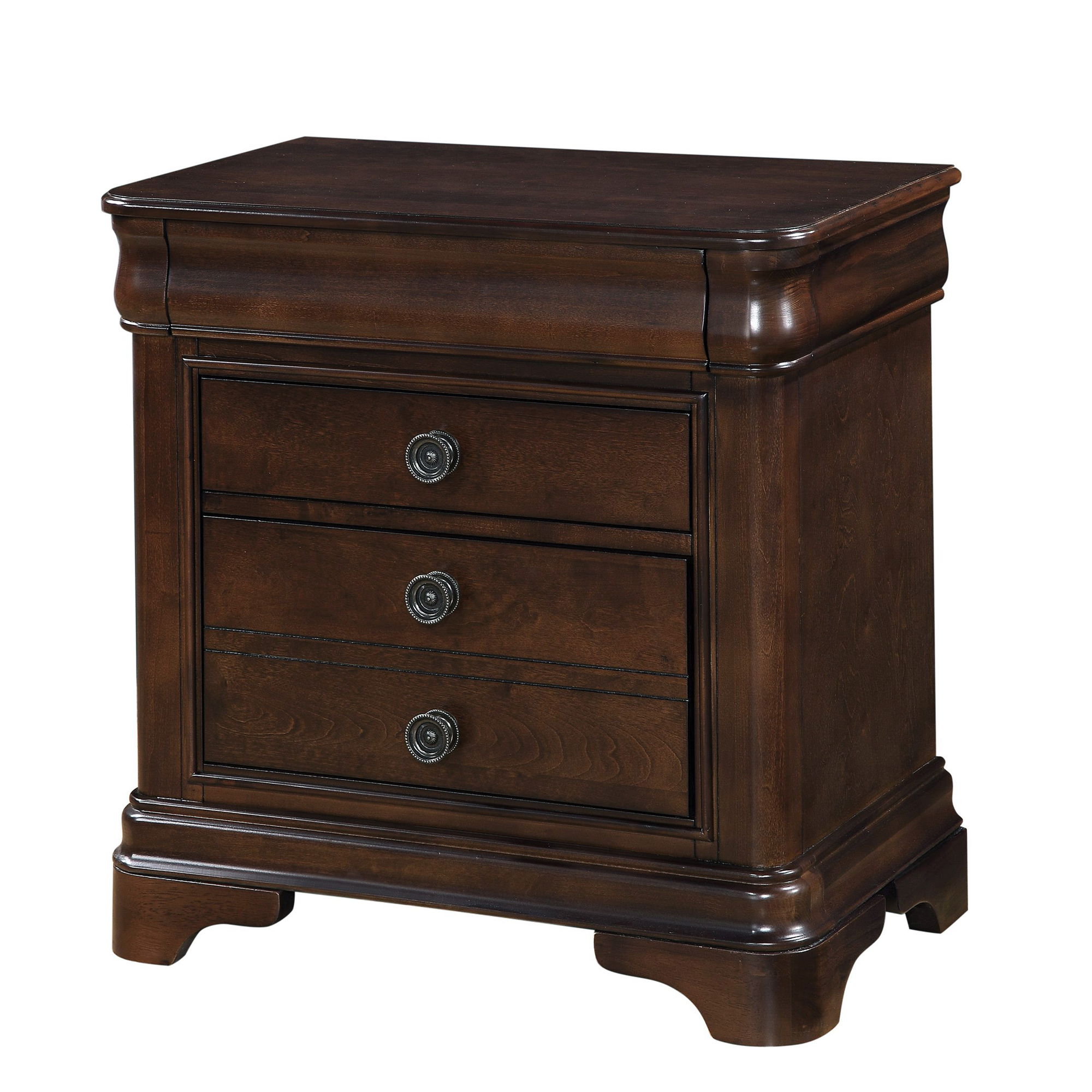 Cameron Cherry Nightstand New Lots Furniture Online Store