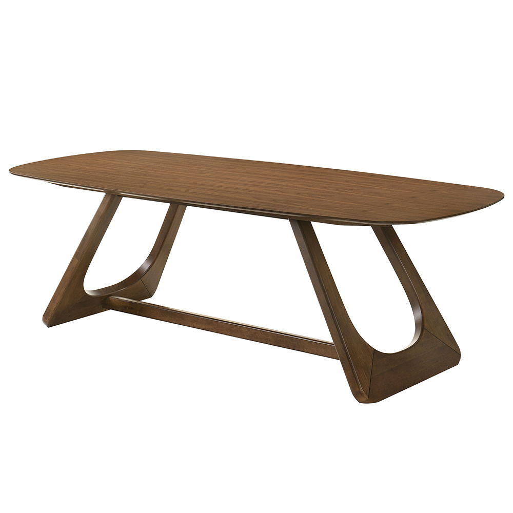 Hoyte - Dining Table - Walnut, dark brown, view 2