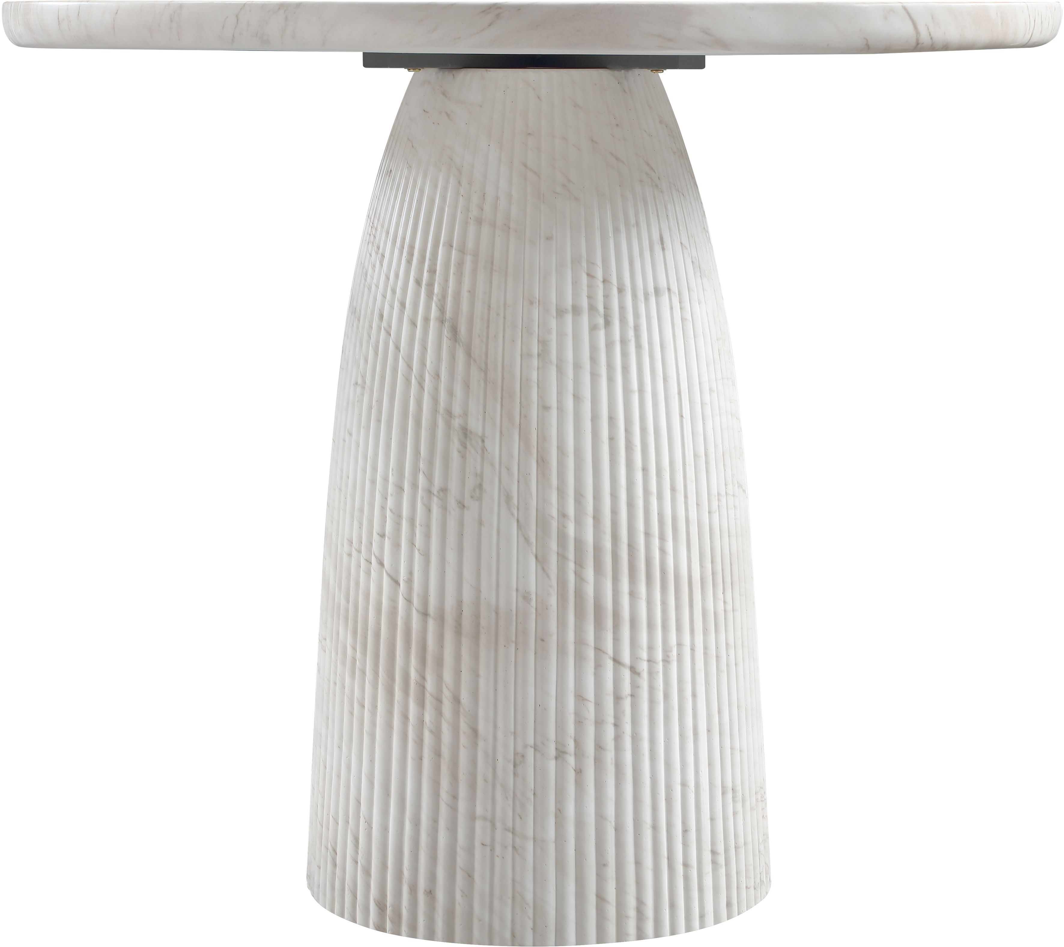 Venosa - 36" Concrete Indoor / Outdoor Dining Table - White