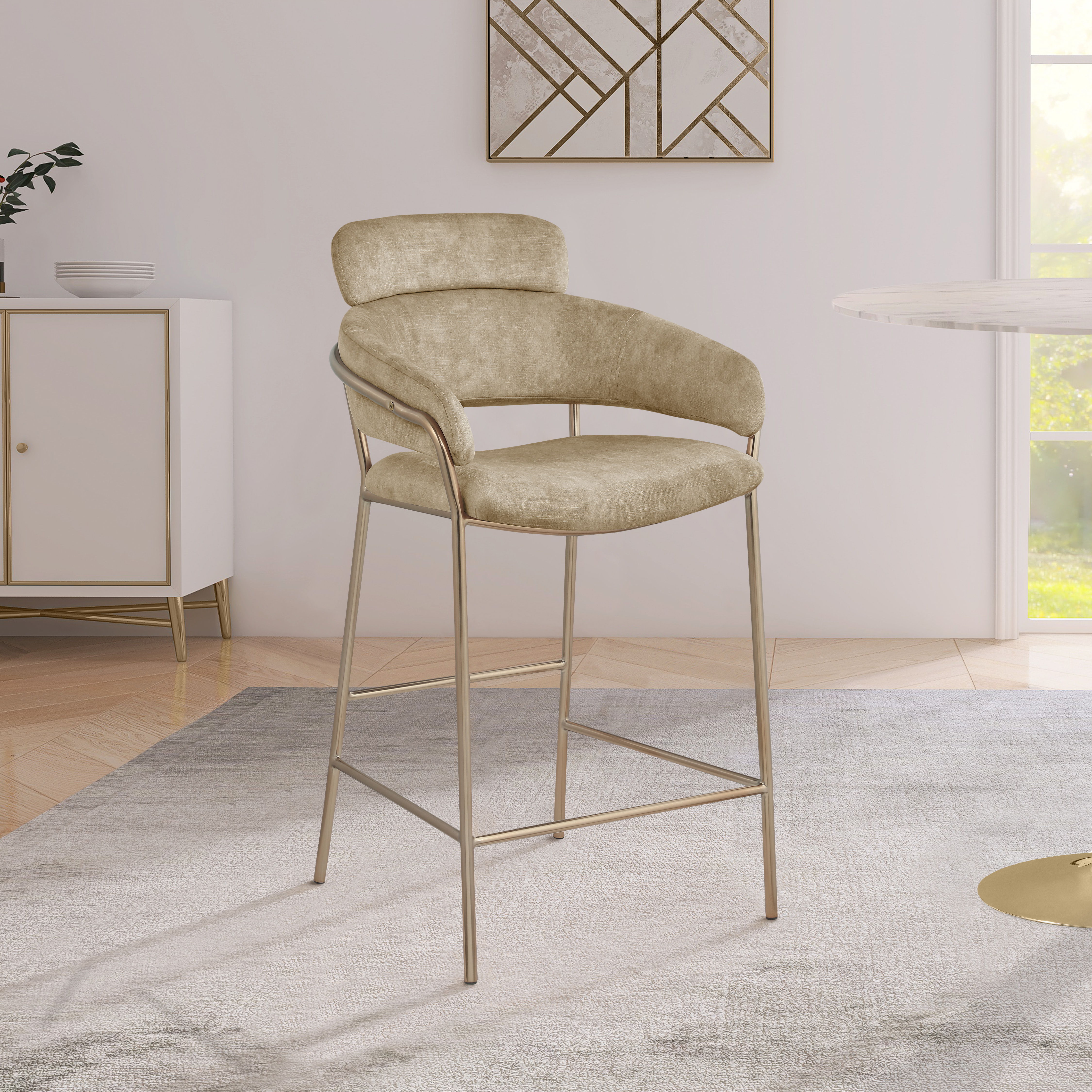 Yara - Counter Stool - Beige