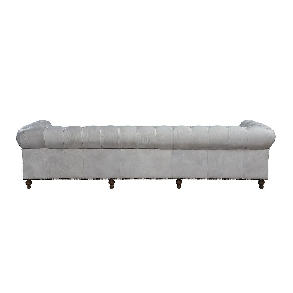Ofer - Sofa - Vintage White Top Grain Leather, gray, view 5