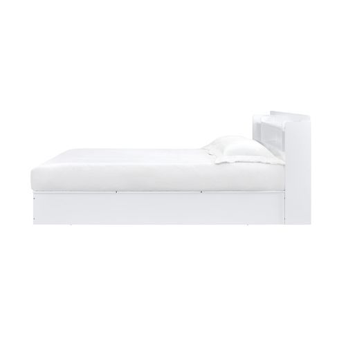 Perse - Queen Bed With Storage - White, white, view 7
