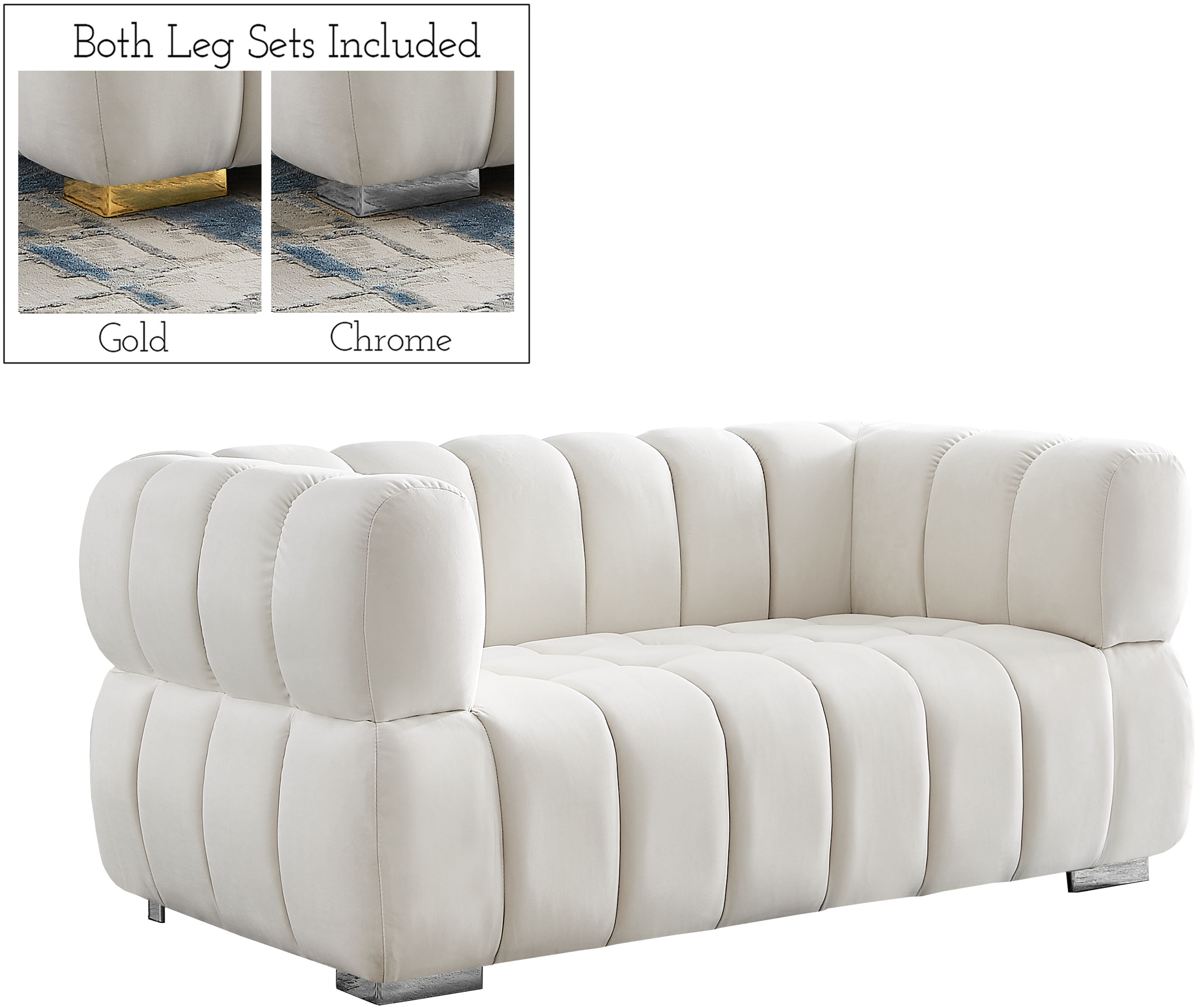 Gwen - Loveseat - Cream