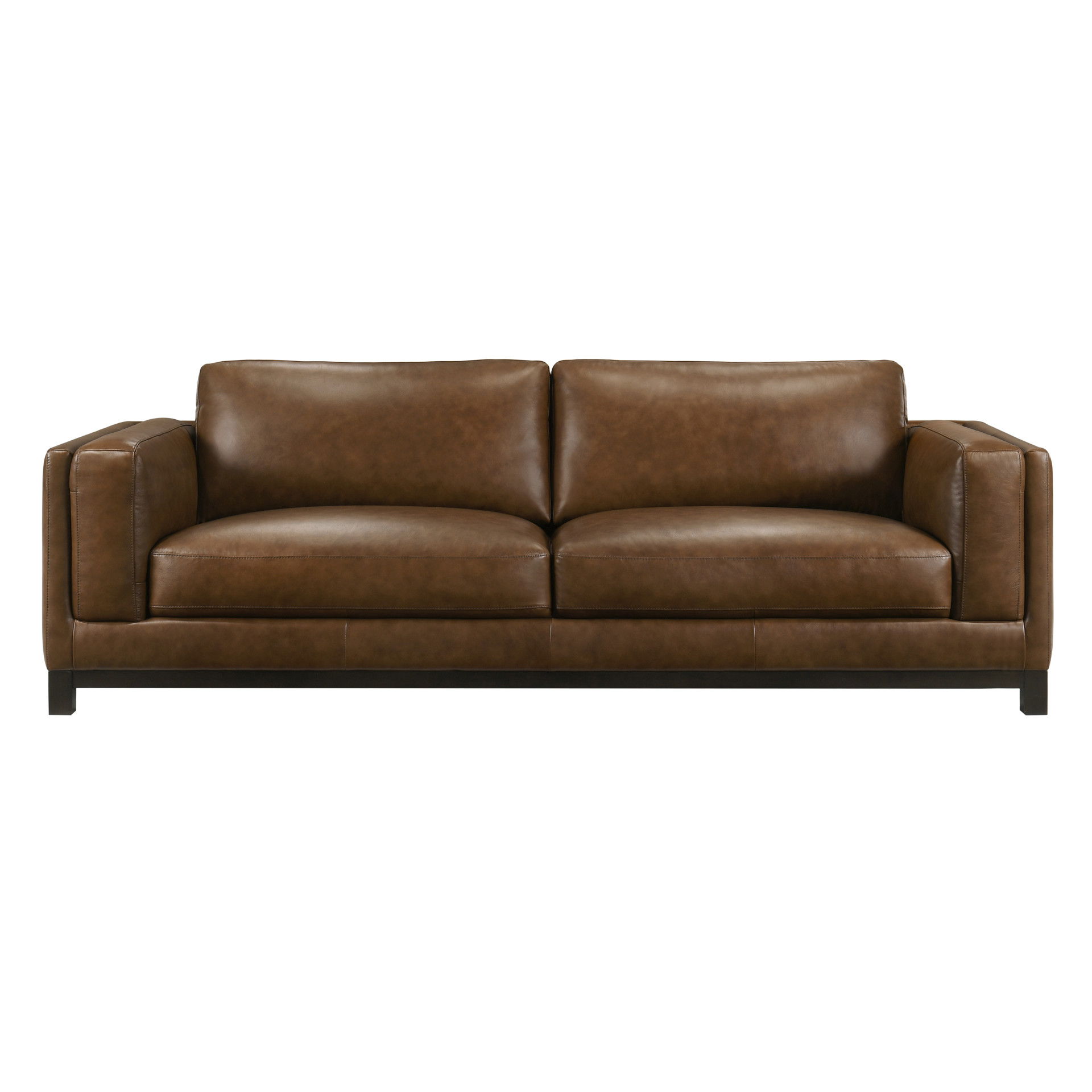 Sayer - Sofa - Brown, dark brown, view 2