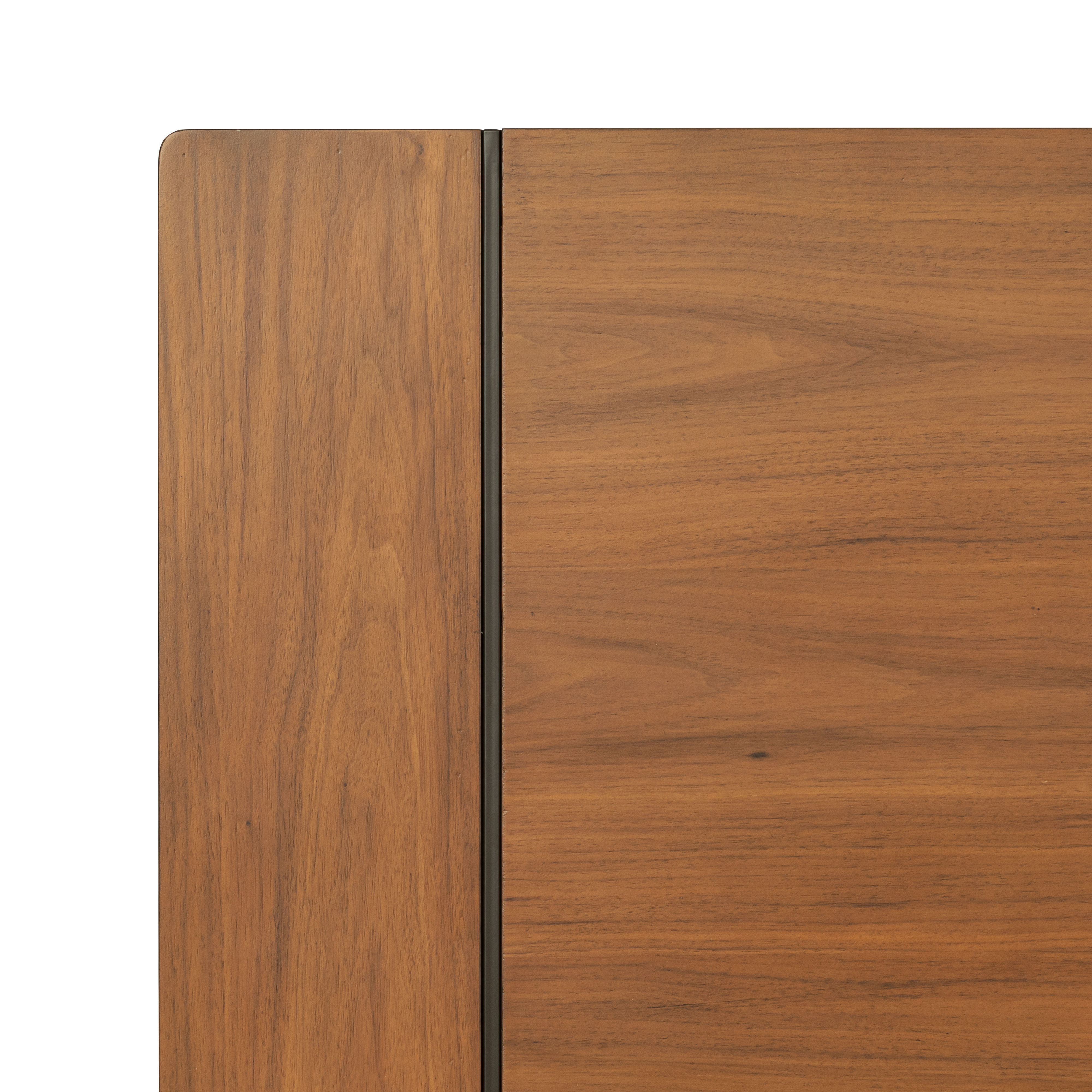 Lincoln - Queen Panel Bed - Warm Walnut, light brown, view 2