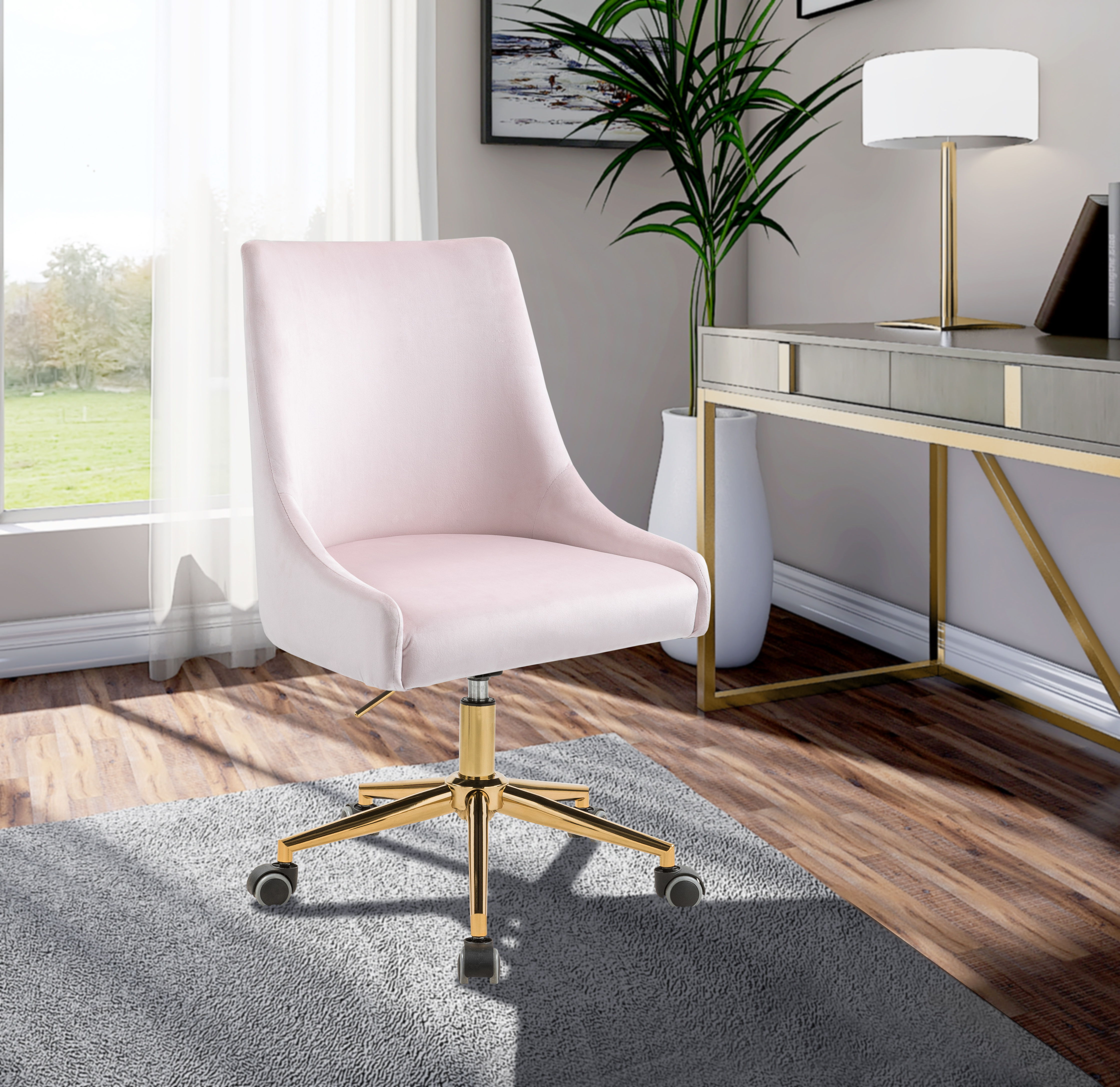 Karina - Office Chair - Pink