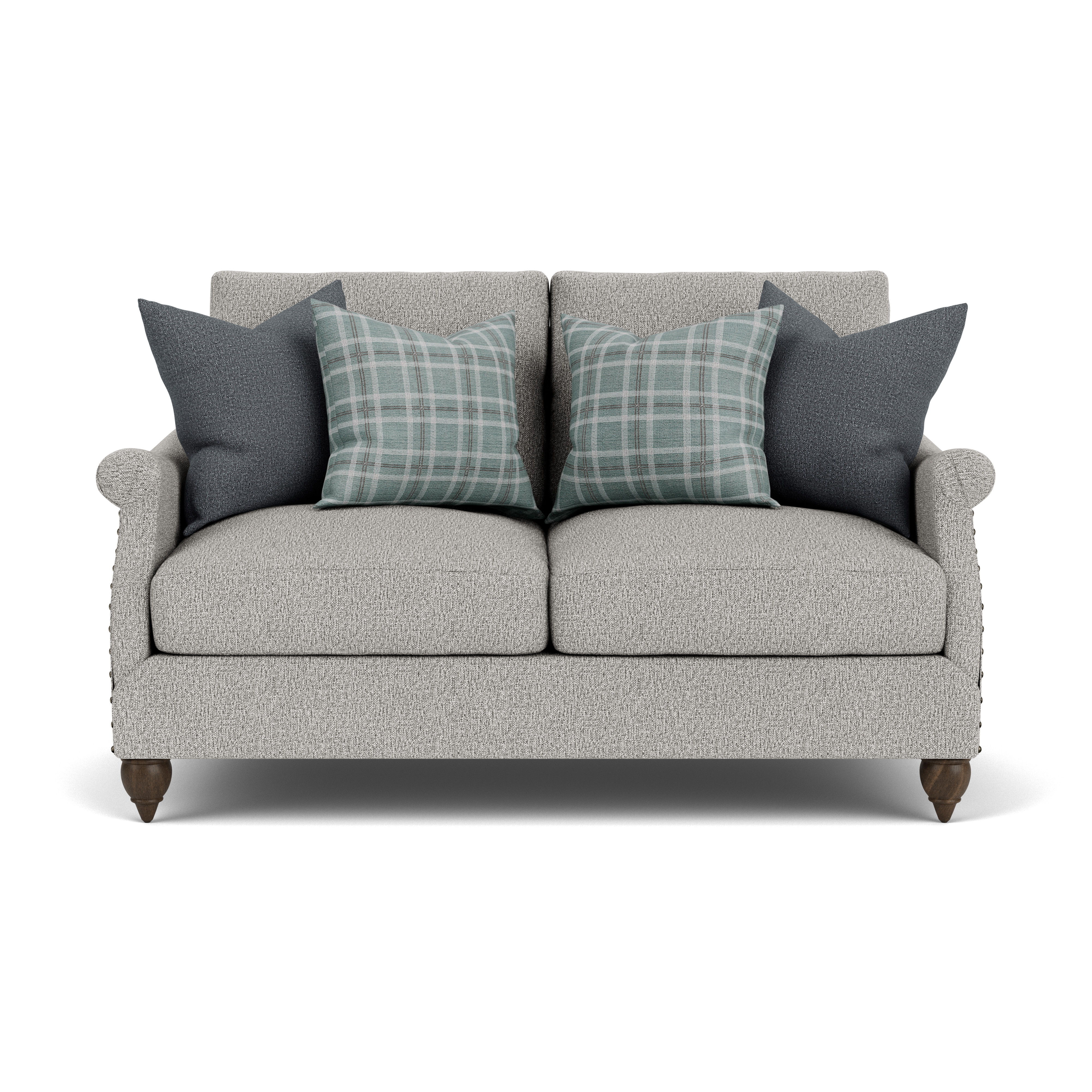 Veda - 60" Loveseat, gray, view 6