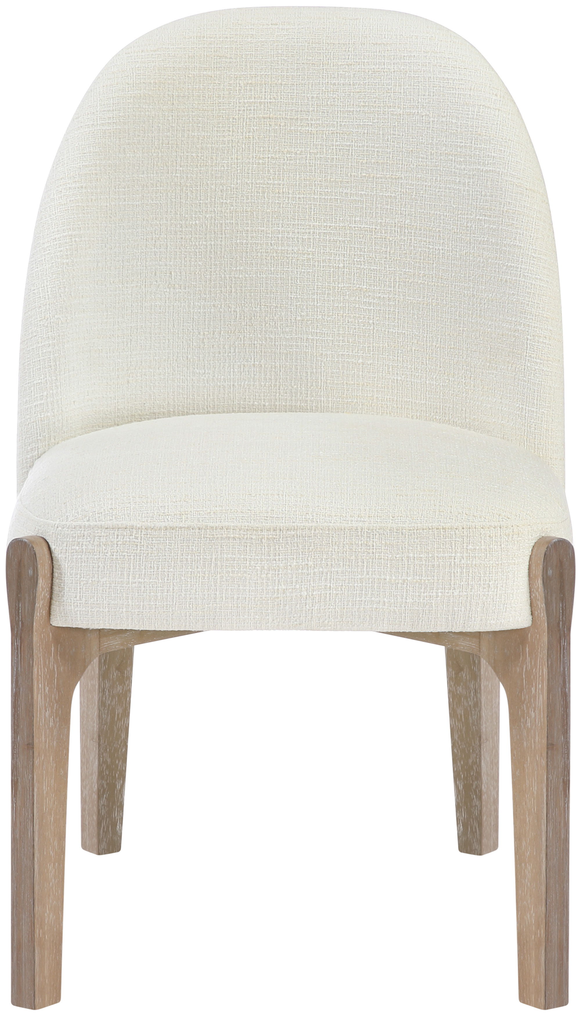 Torino - Fabric Upholstered Dining Chair (Set of 2) - Cream / Natural