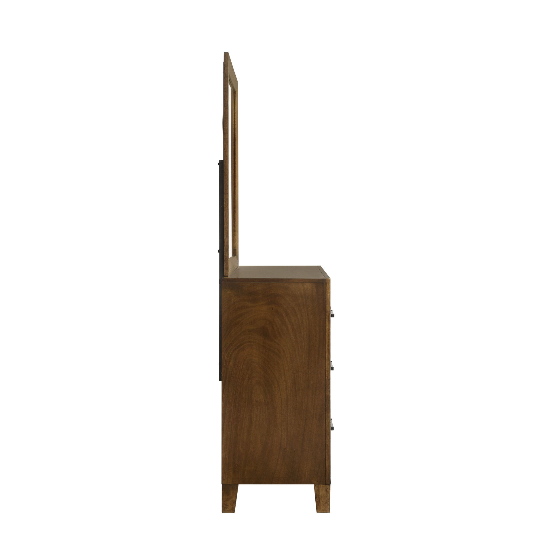 Ballard - Mirror - Walnut, light brown, view 4