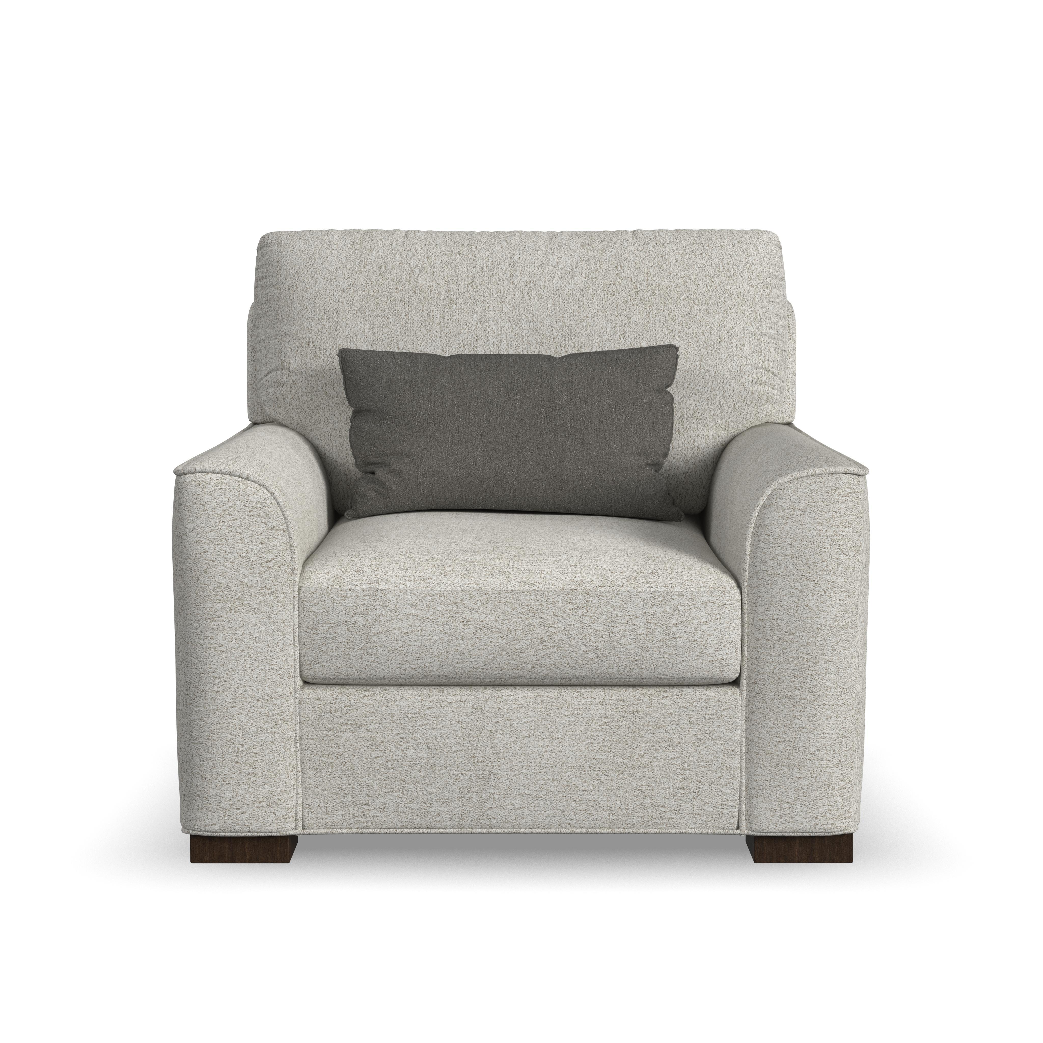 Jasper - Fabric Stationary Chair, beige, view 3
